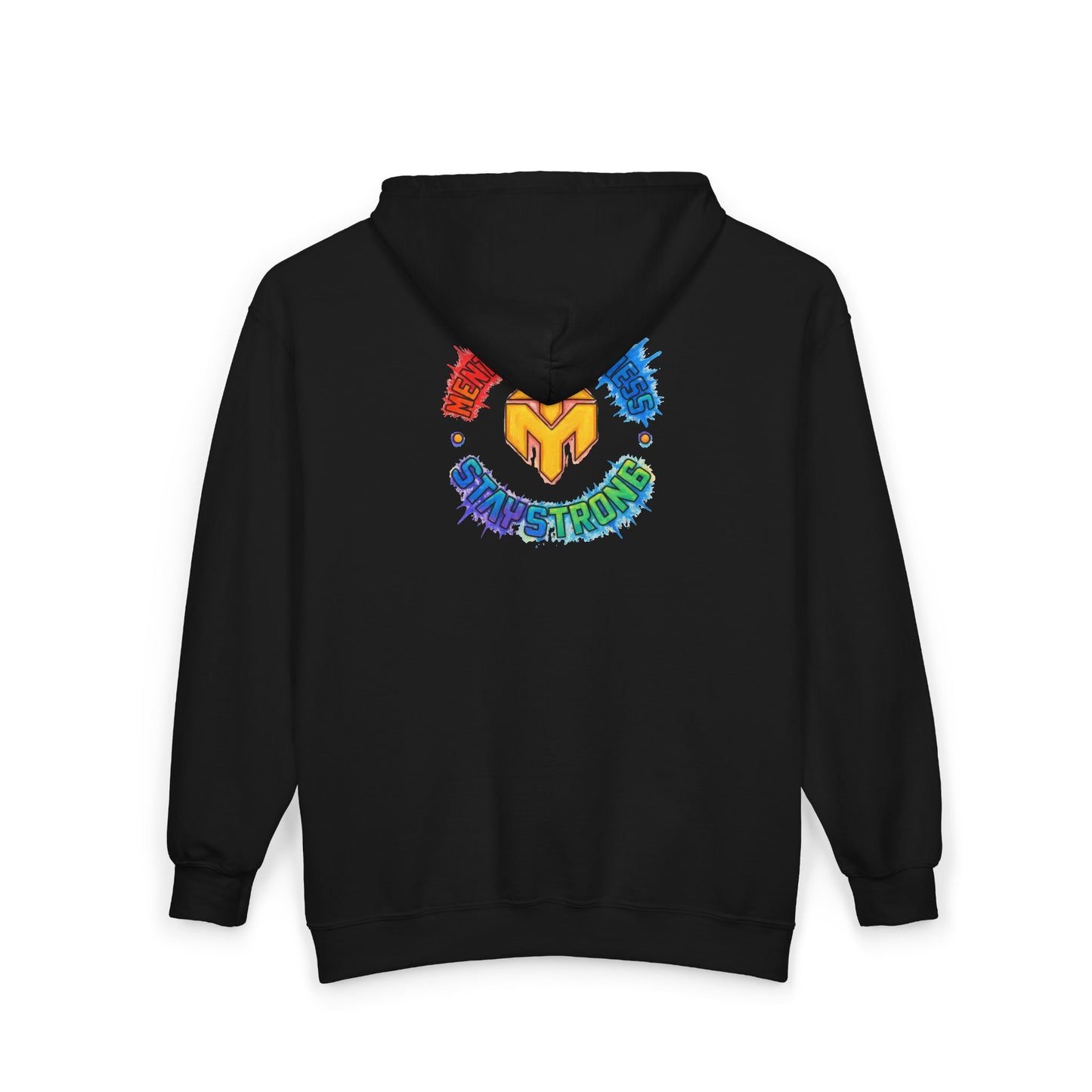 Zip Hoodie — Colorful Spartan Shield Logo