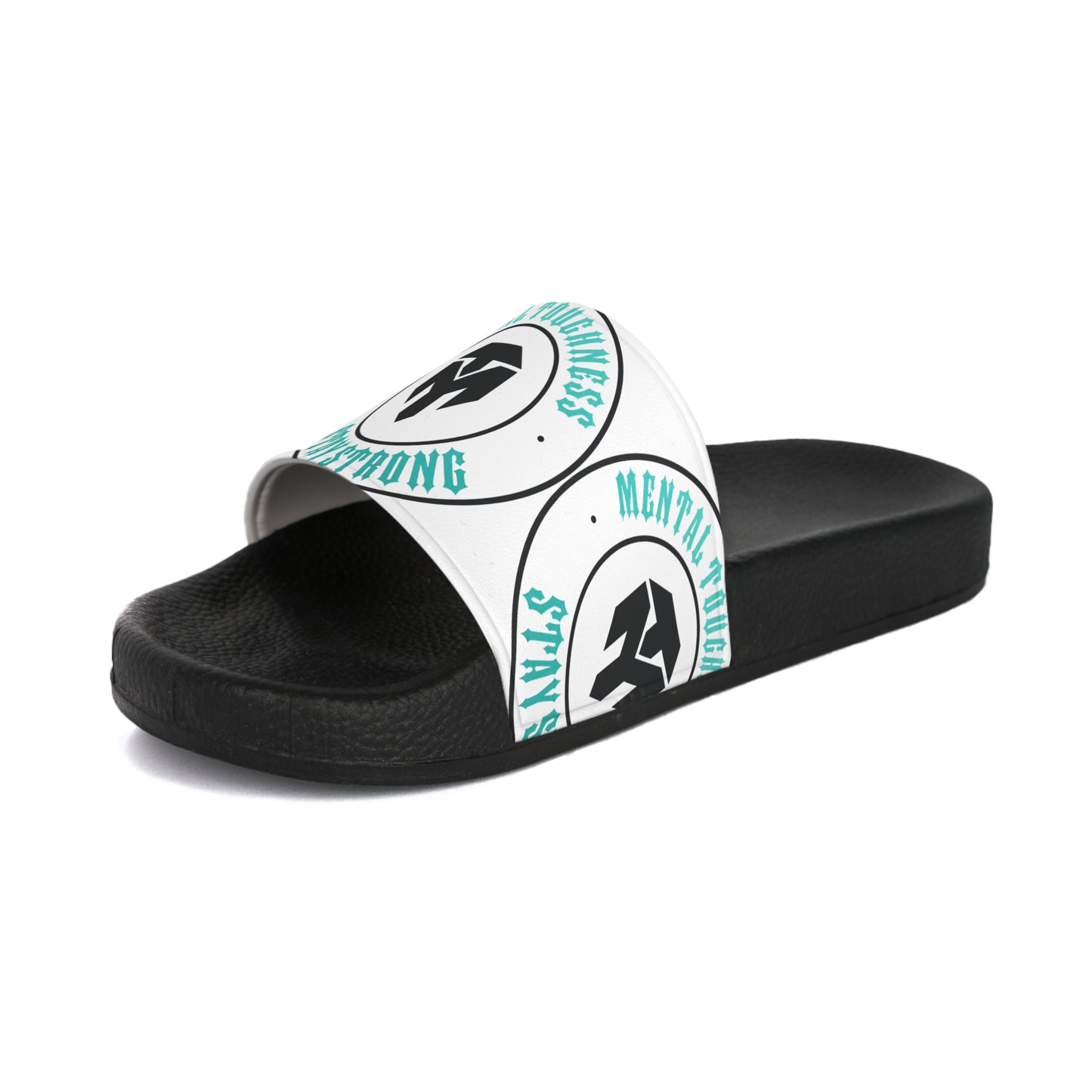 Men's Slide Sandals — Toughness Stands Strong Logo Slides