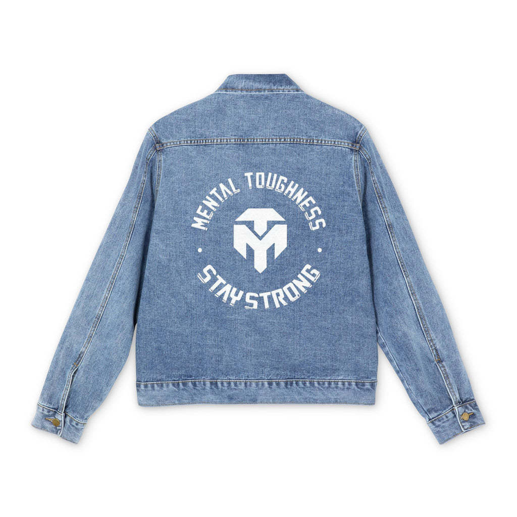Denim Jacket — 'Mental Toughness Stay Strong' Back Print