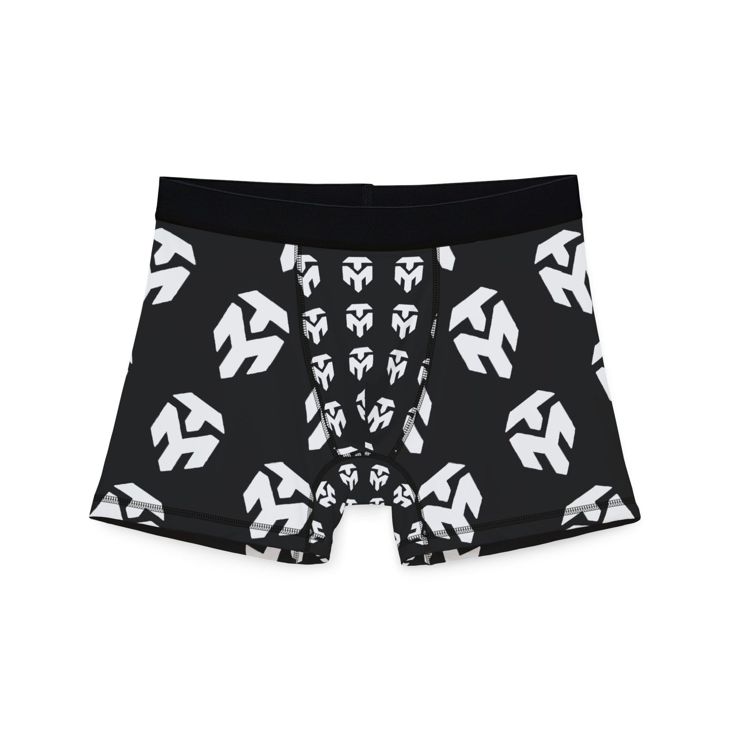 Men's Boxer Briefs — Monogram Shield All-Over Print
