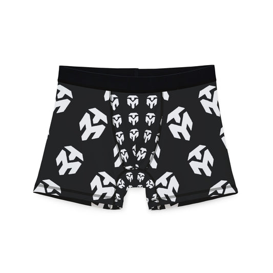 Men's Boxer Briefs — Monogram Shield All-Over Print