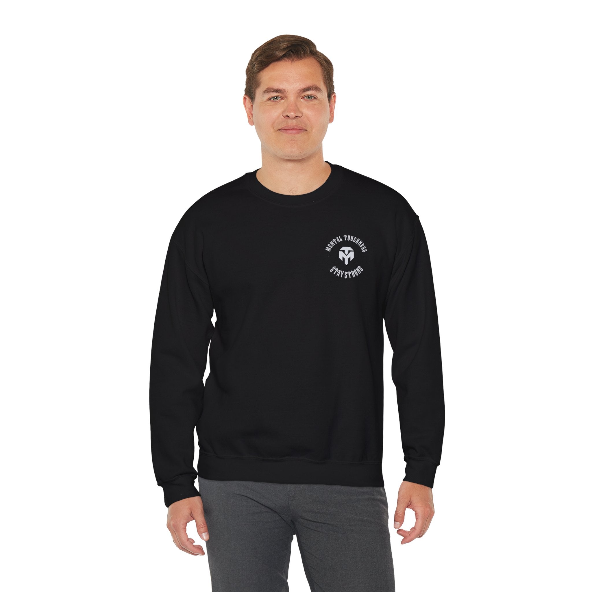 Crewneck Sweatshirt — Minimal Black Classic Crewneck
