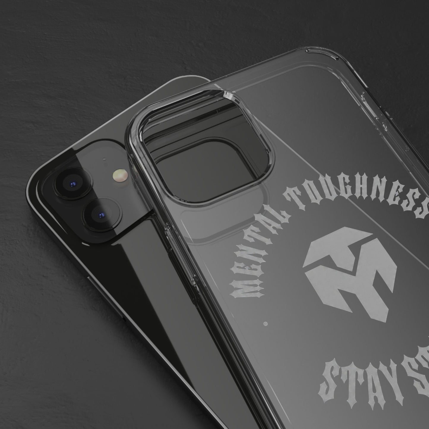 Clear Phone Case — "Mental Toughness Stay Strong" Clear Protective Case