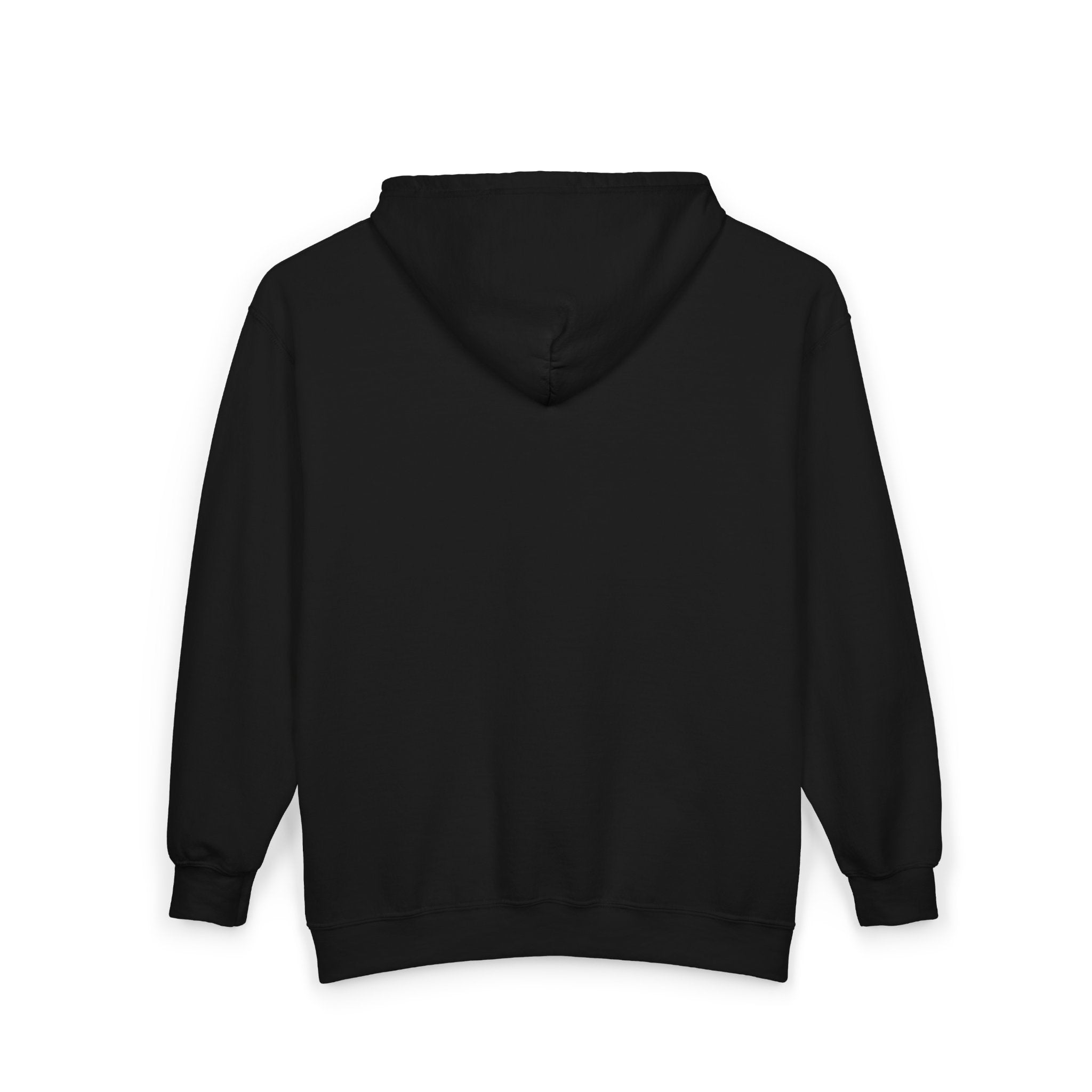 Emblem Zip Hoodie — Minimalist Shield Chest Logo Full-Zip Sweatshirt