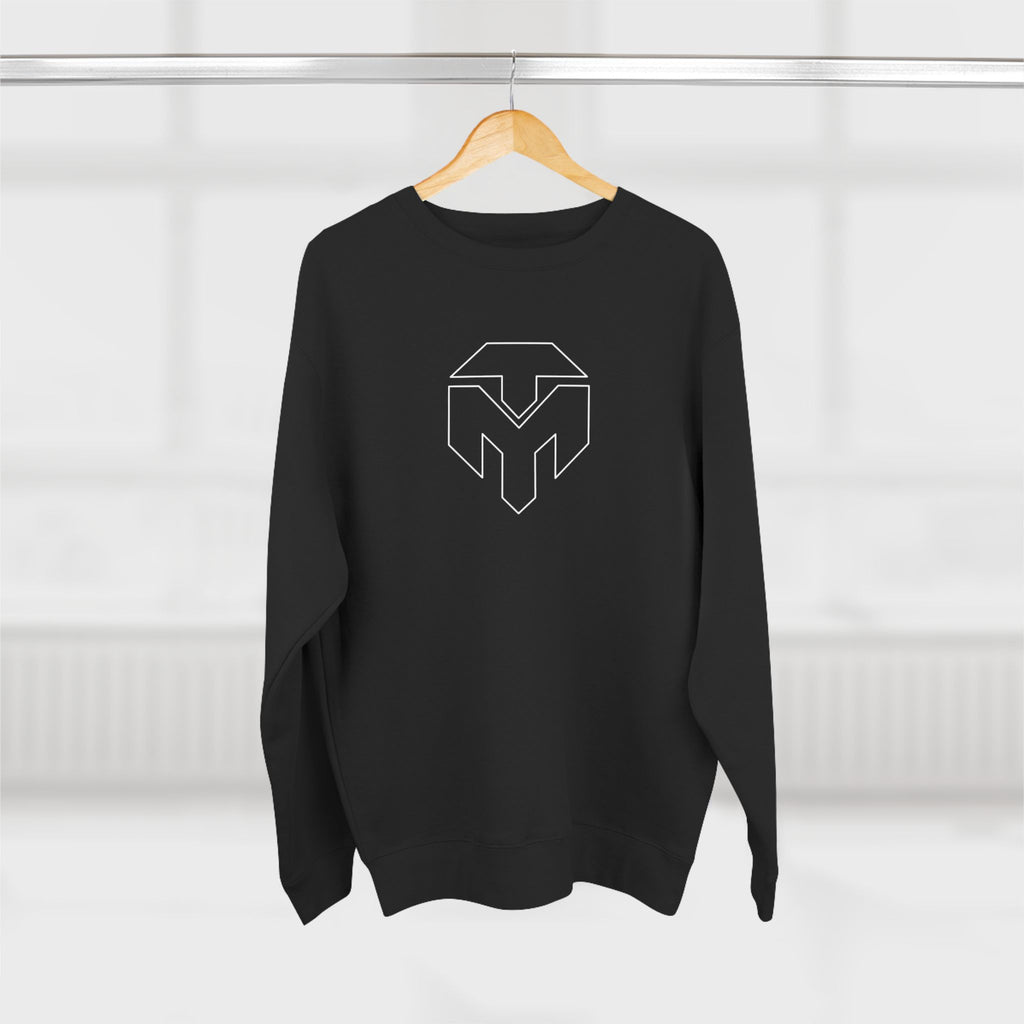 Black Crewneck Sweatshirt - Outline Logo