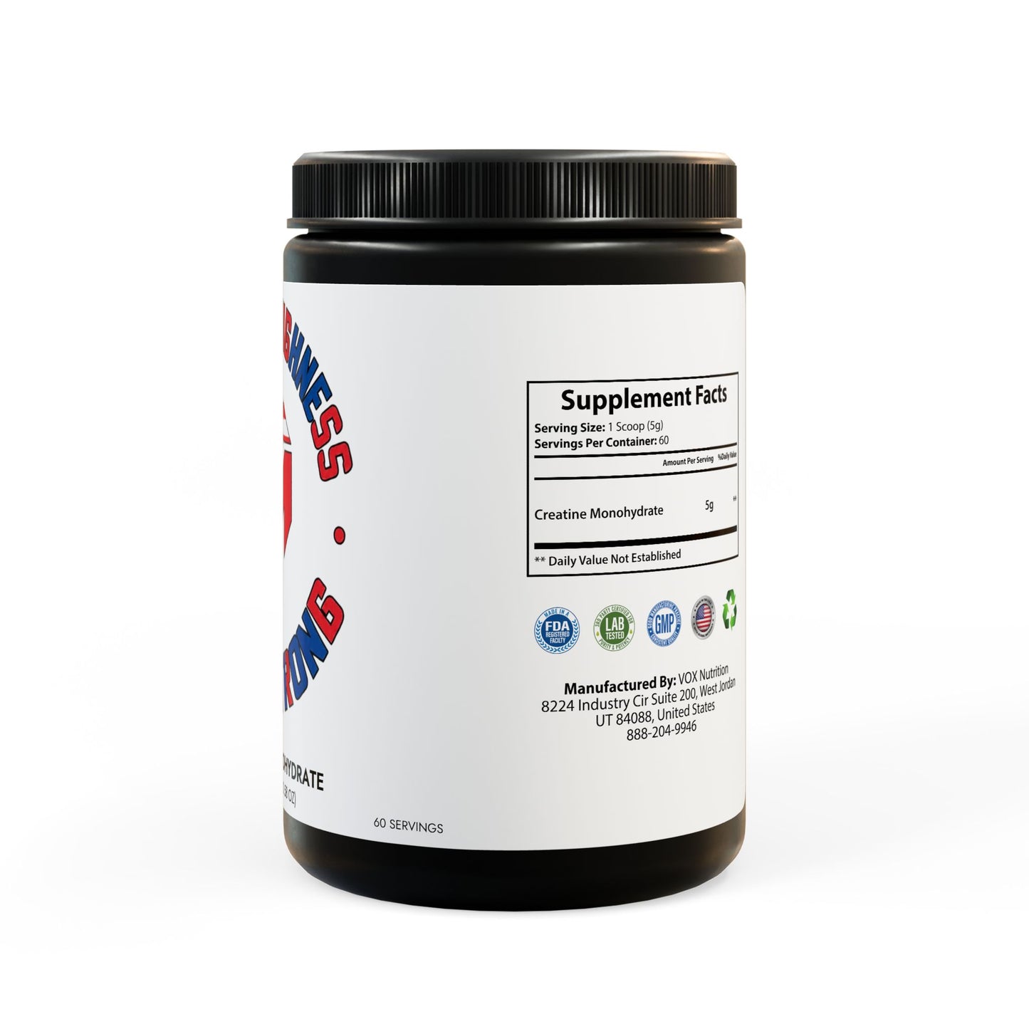 Creatine Monohydrate Supplement (300g, 10.58oz)