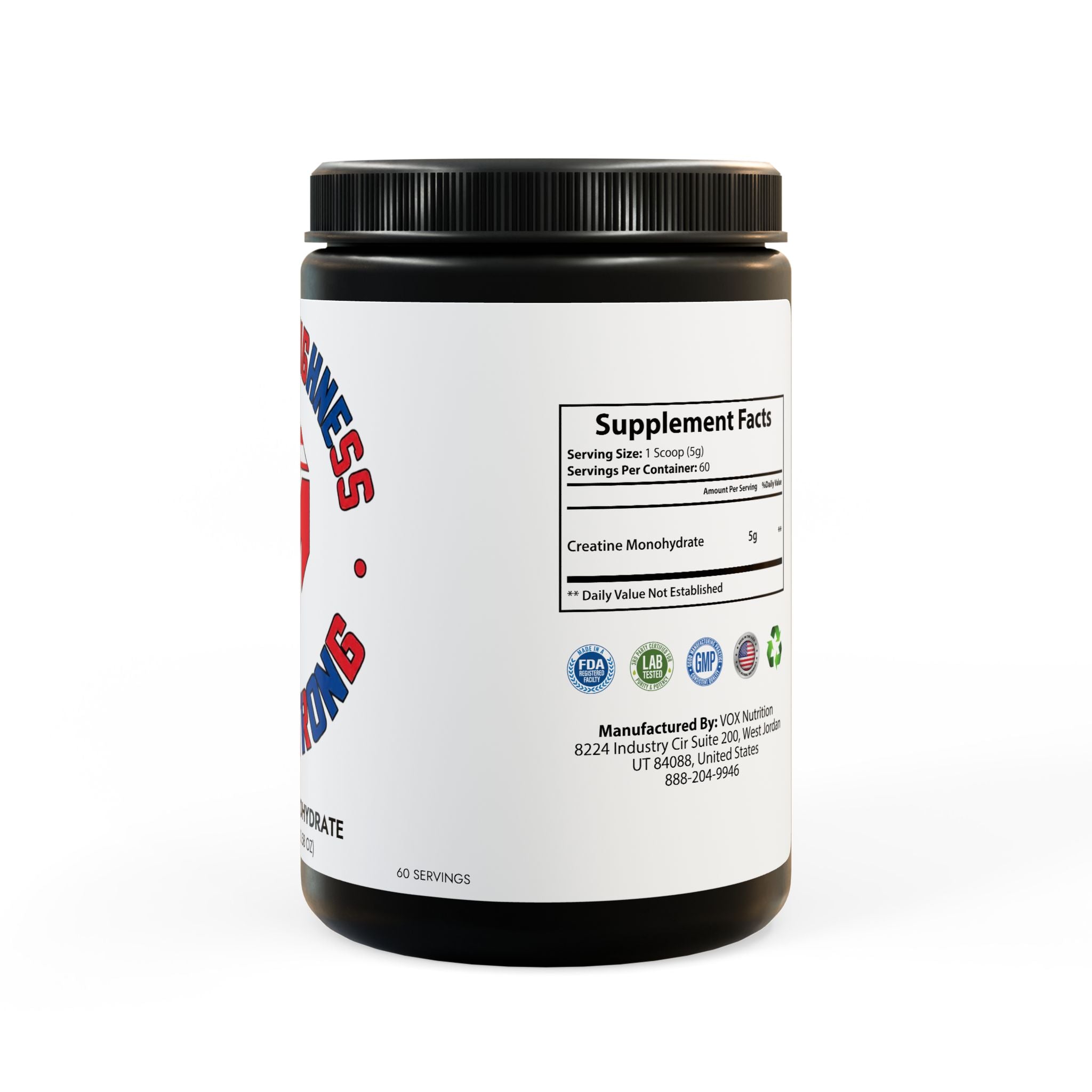 Creatine Monohydrate Supplement (300g, 10.58oz)