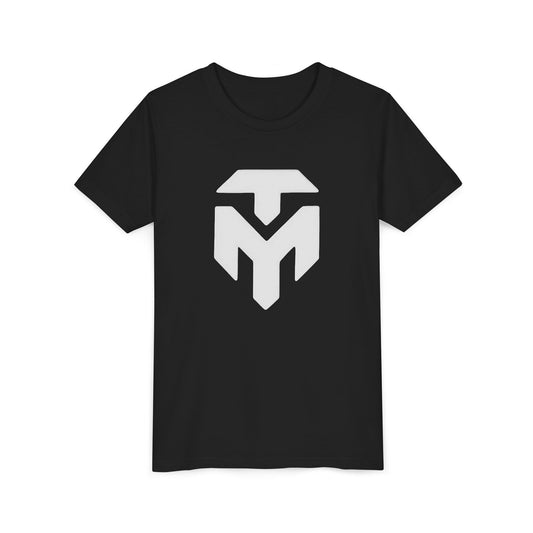Youth Tee — Bold Monogram 'TM' Logo Tee for Kids