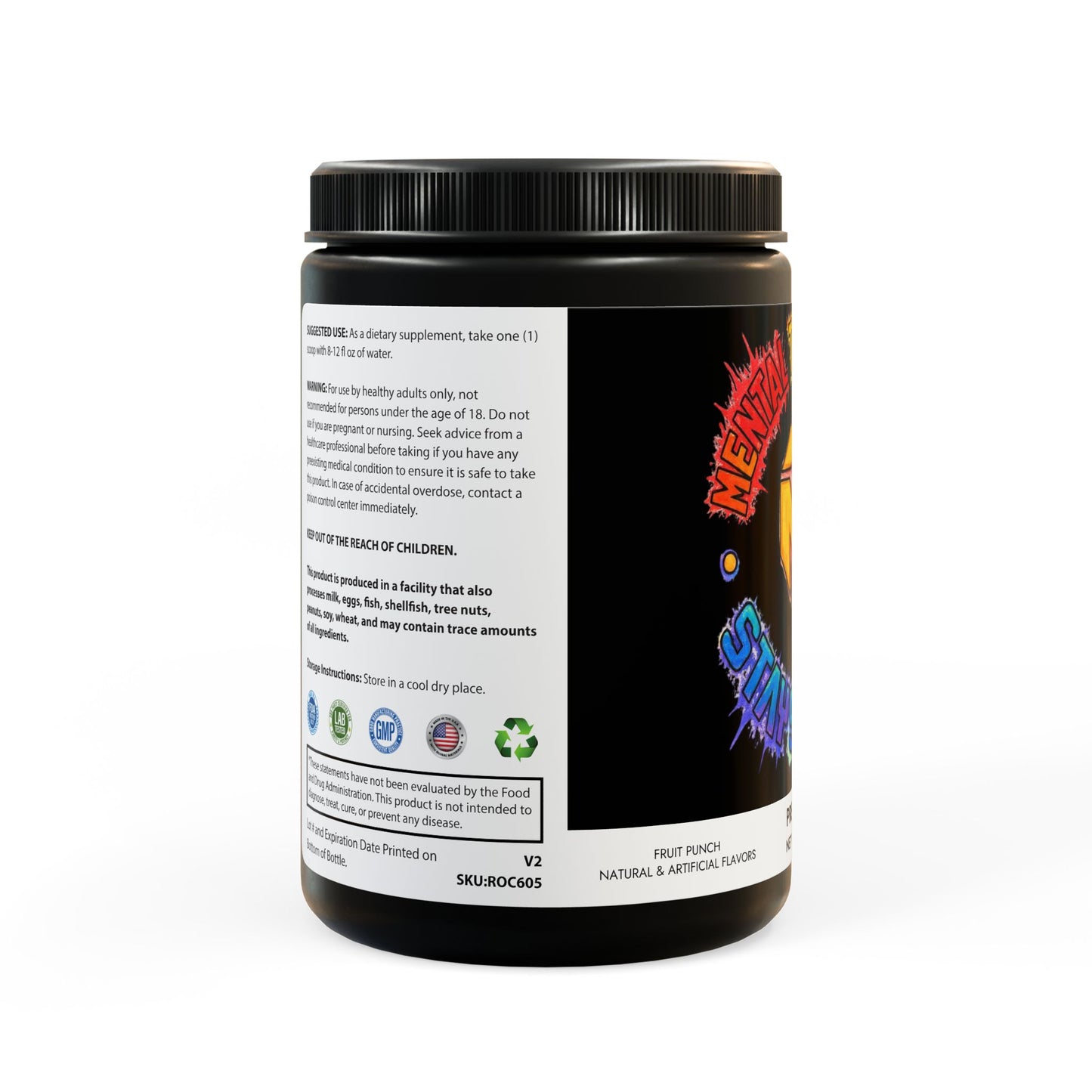 Pre-Workout Supplement, Fruit Punch (204g, 7.1oz)