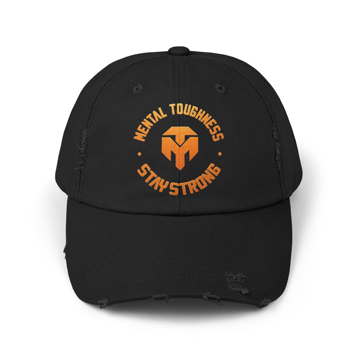 Toughness Baseball Cap — "Never Toughness Stay Strong" Distressed Hat