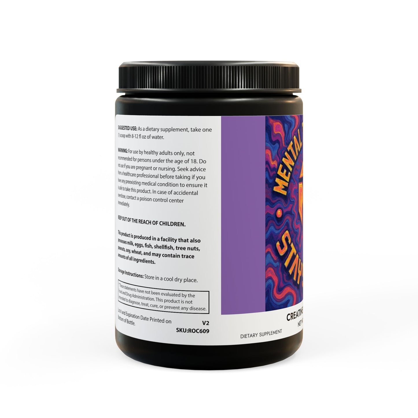 Creatine Monohydrate Supplement (300g, 10.58oz)