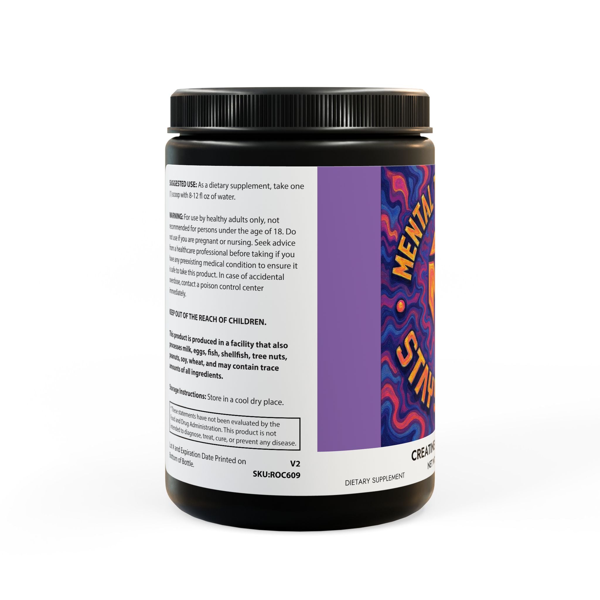 Creatine Monohydrate Supplement (300g, 10.58oz)