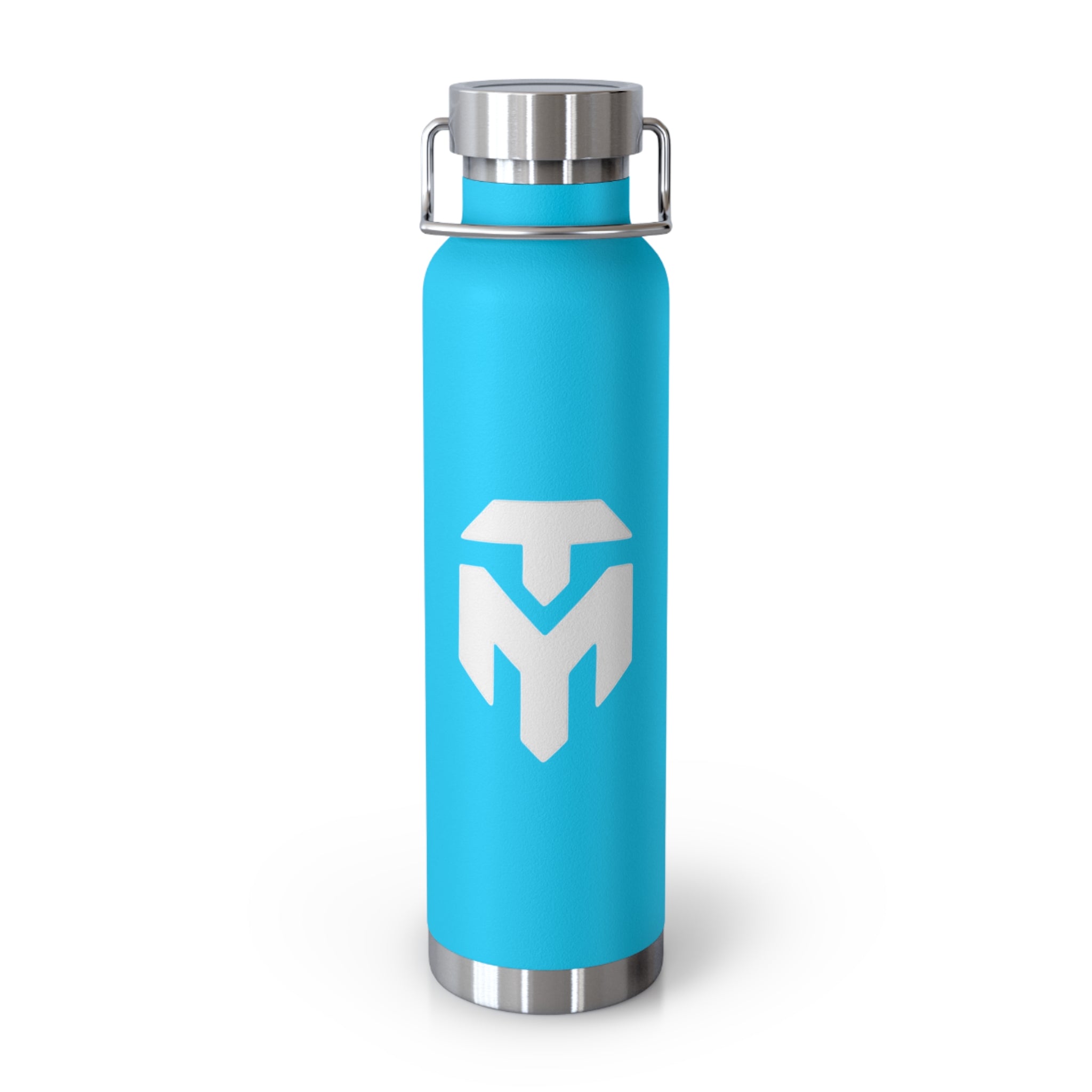 Insulated Copper Bottle 22oz – Red Vacuum Water Bottle with Minimal Logo