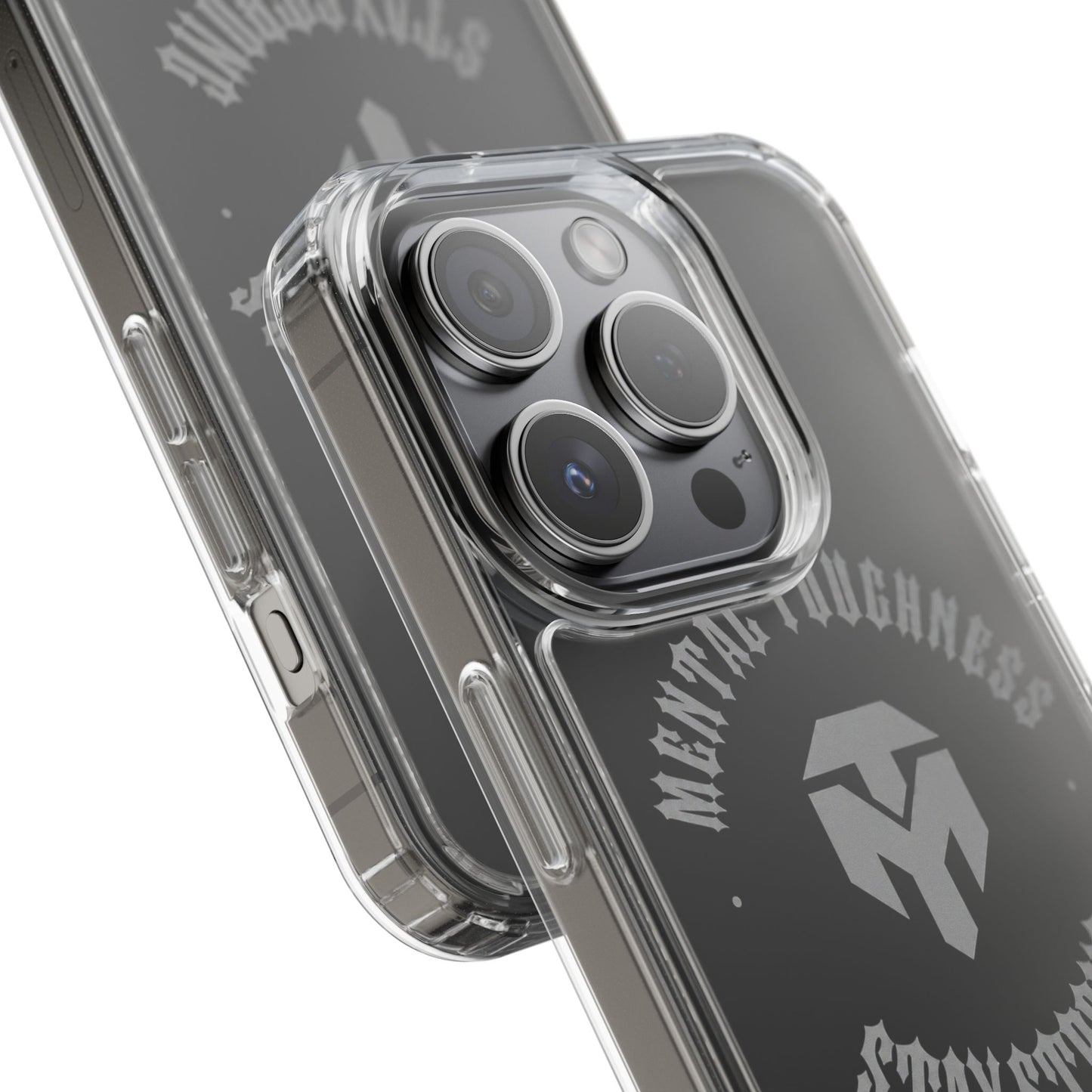 Clear Phone Case — "Mental Toughness Stay Strong" Clear Protective Case