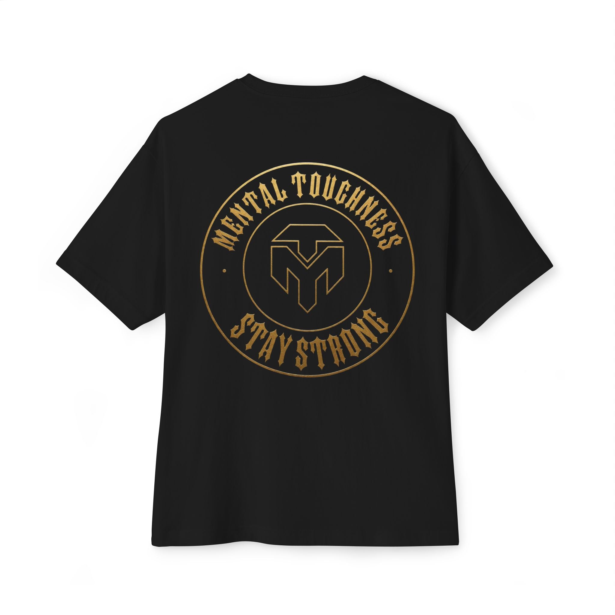 MT Stay Strong Oversized Tee - Golden
