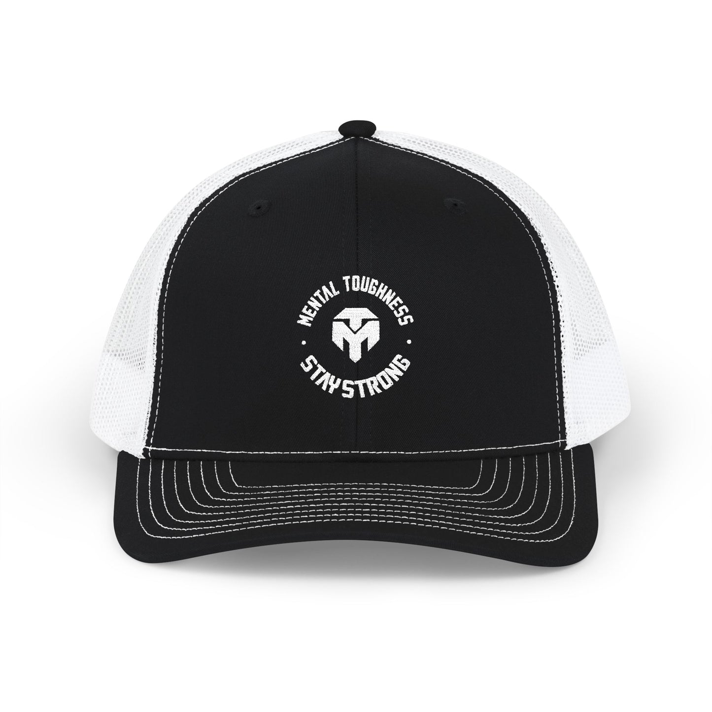 Trucker Cap — "Human Strengths Stay Stronger" Embroidered Snapback