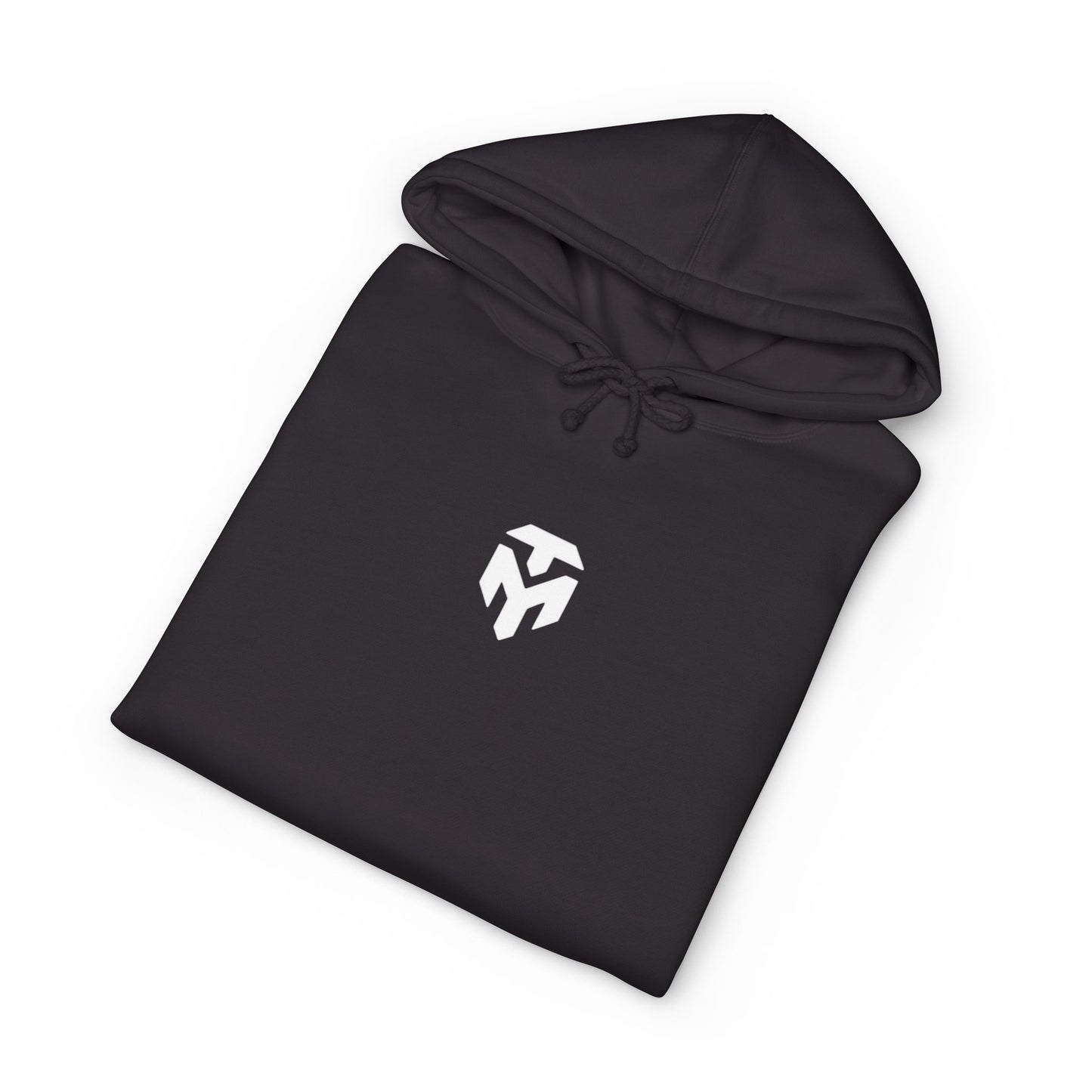 Hoodie — Minimal White Spartan Helmet Logo Hooded Sweatshirt