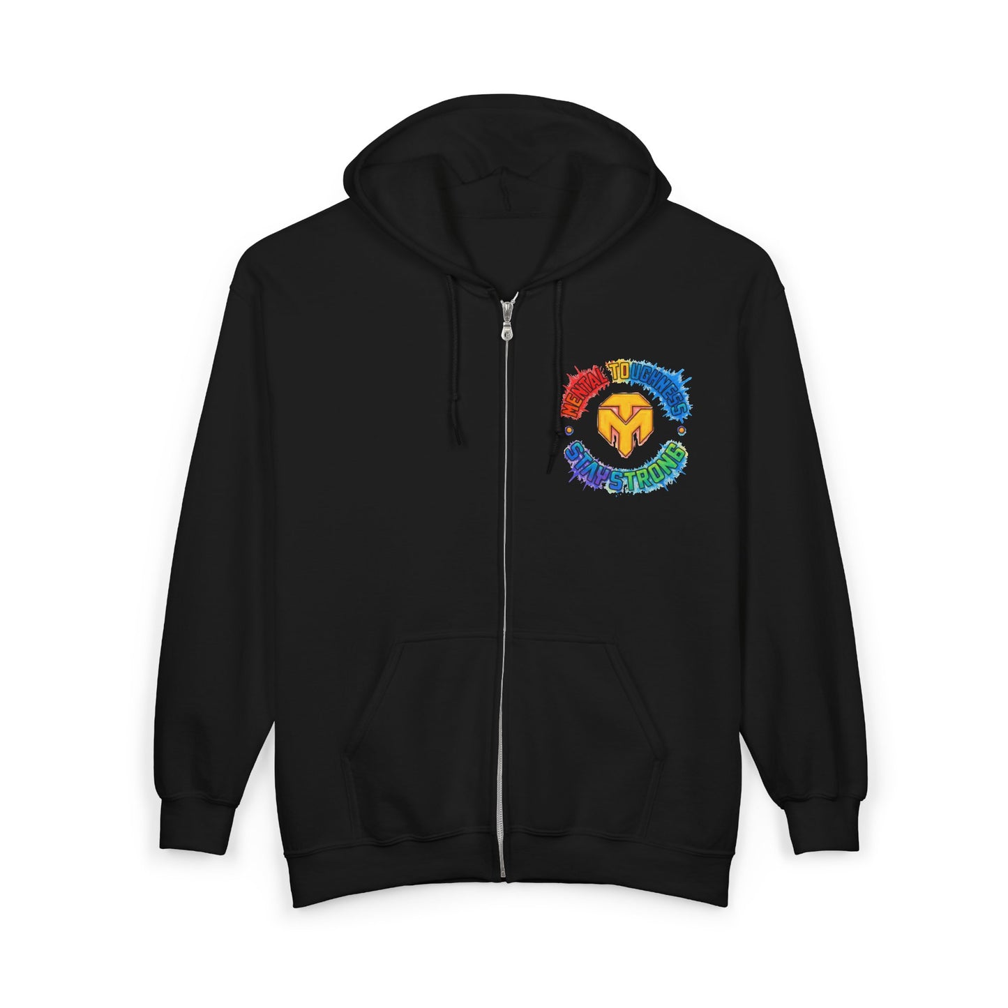 Zip Hoodie — Colorful Spartan Shield Logo