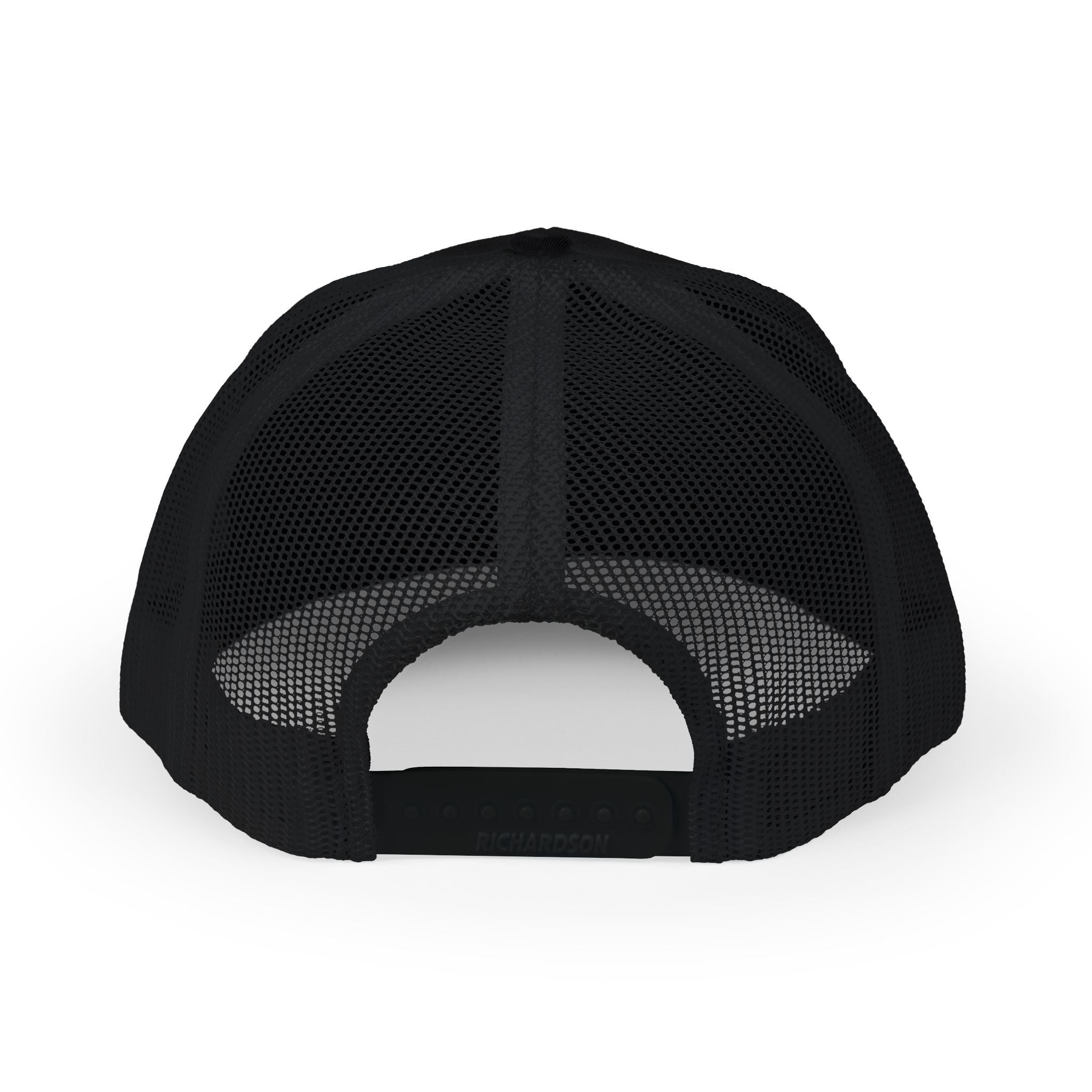 Embroidered  Snapback Trucker Cap — Blue Glitter Logo
