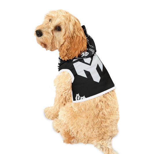 Pet Hoodie — Black 'Mental Toughness' Logo Hoodie for Dogs & Cats