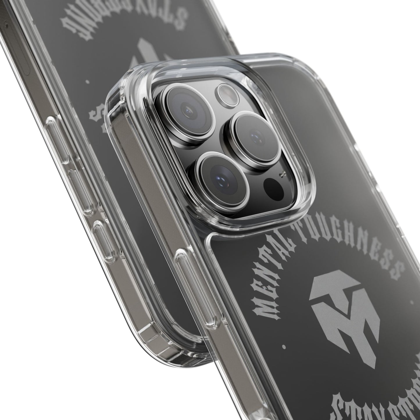 Clear Phone Case — "Mental Toughness Stay Strong" Clear Protective Case