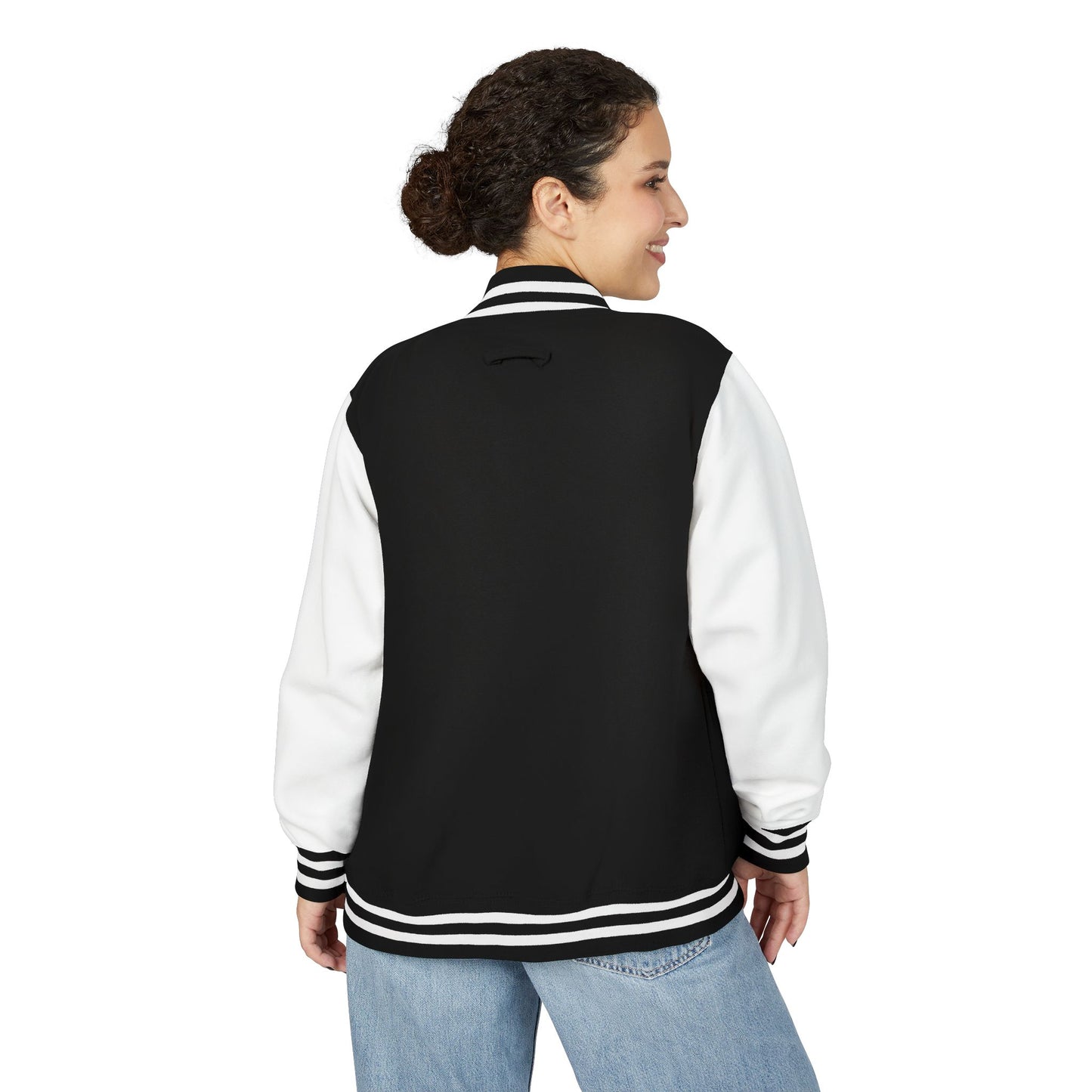 Letterman Jacket — Spartan Helmet Crest Varsity Jacket