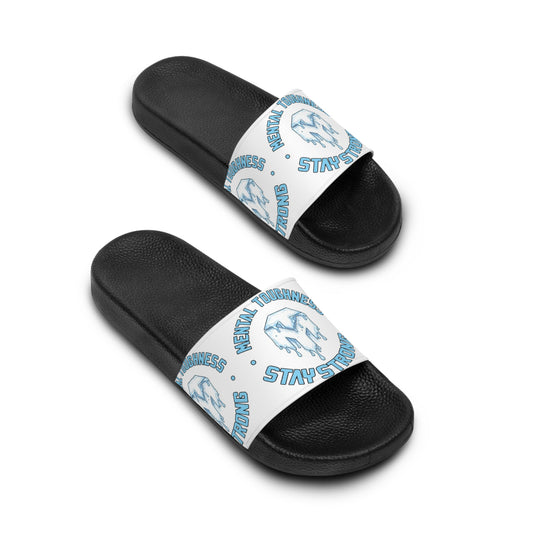Slide Sandals — Stay Strong Resilience Graphic Slides