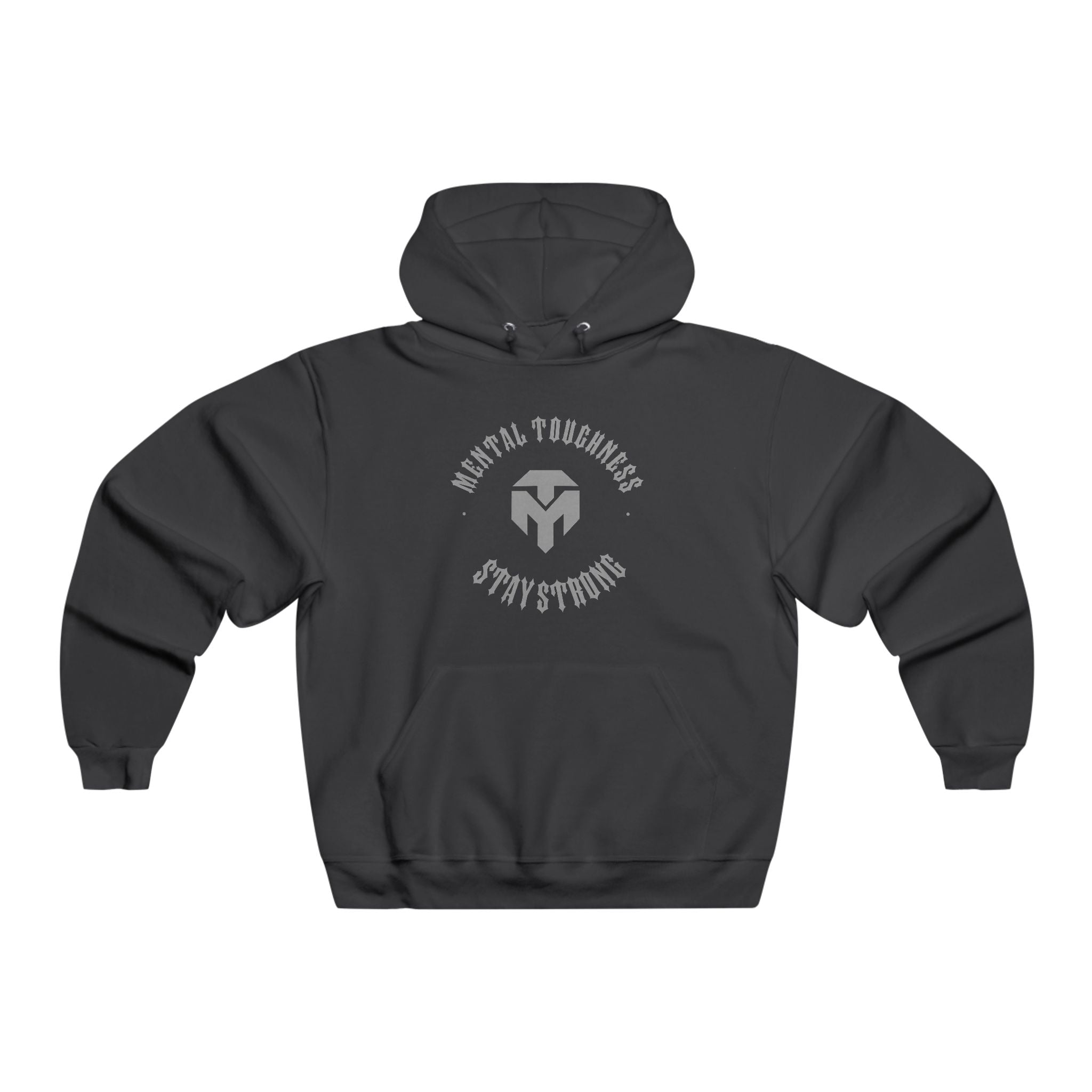 B2.)Hometown Steelworkers Logo Hoodie — 'M' Emblem Chest Sweatshirt