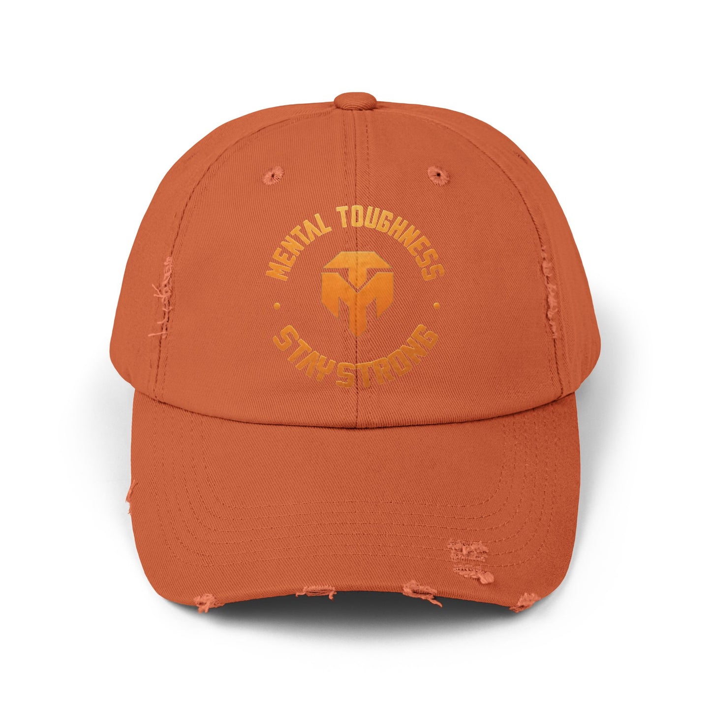 Toughness Baseball Cap — "Never Toughness Stay Strong" Distressed Hat