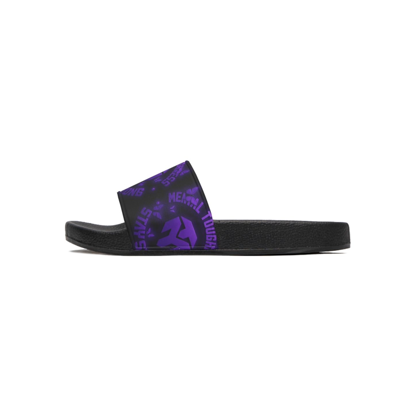 Slide Sandals — Purple Emblem Athletic Slides