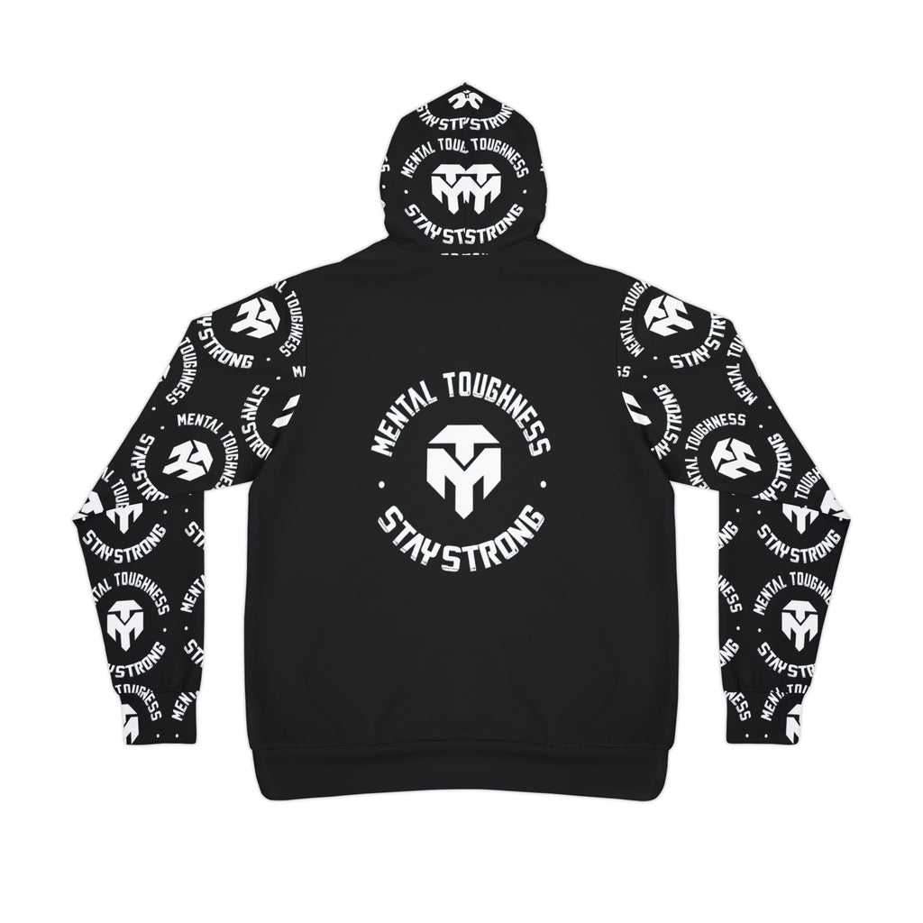 Eagle Head Purple Puffer Athletic Hoodie