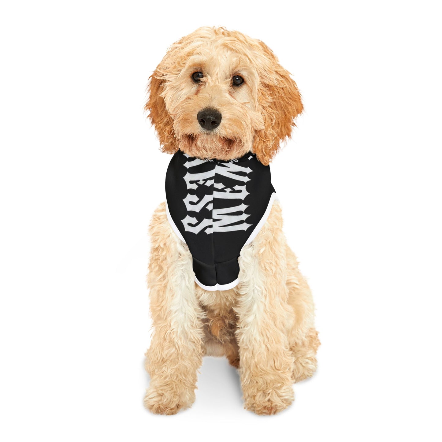 Pet Hoodie — Black 'Mental Toughness' Logo Hoodie for Dogs & Cats