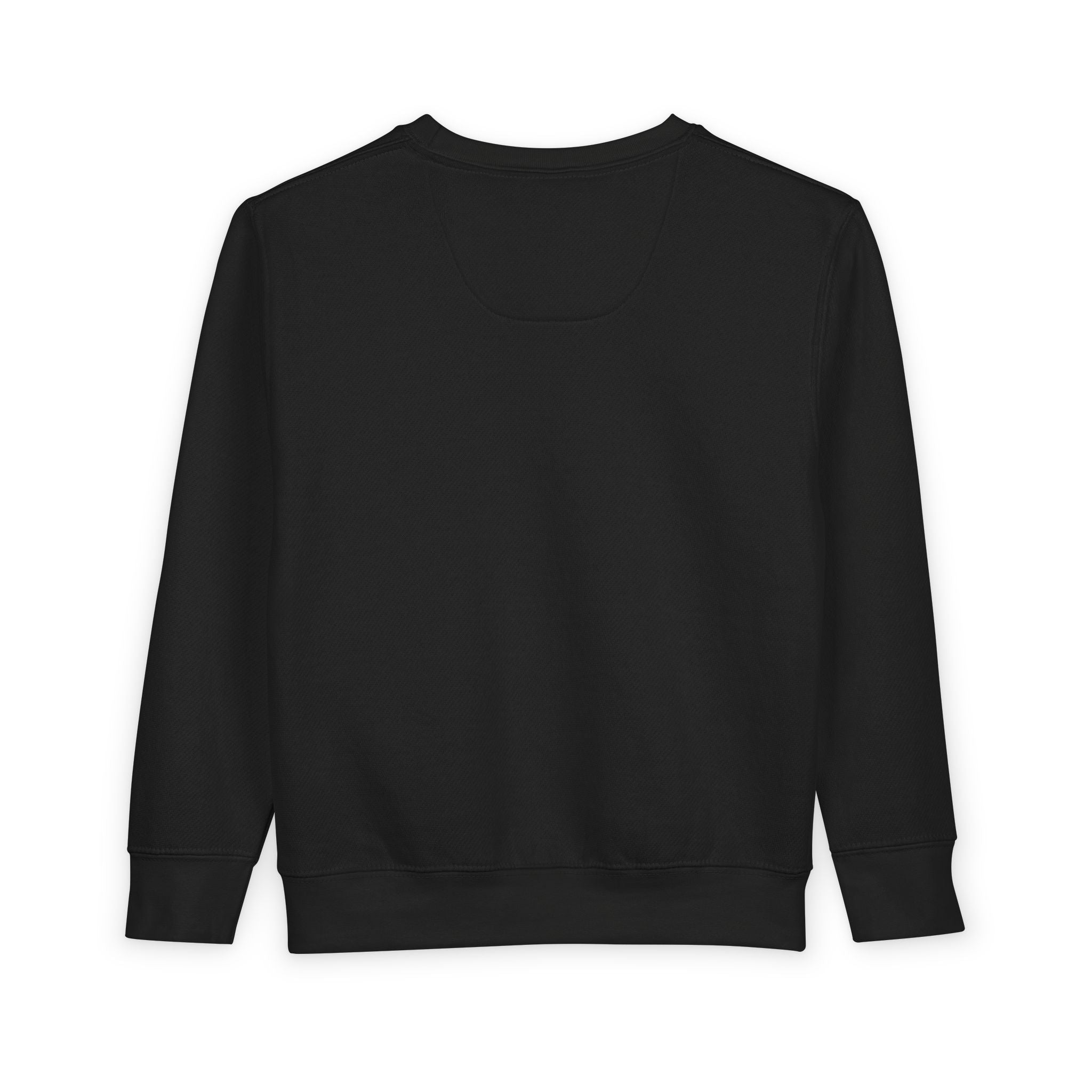C3)Toddler Sweatshirt — Minimal White Geometric Logo Kids Crewneck
