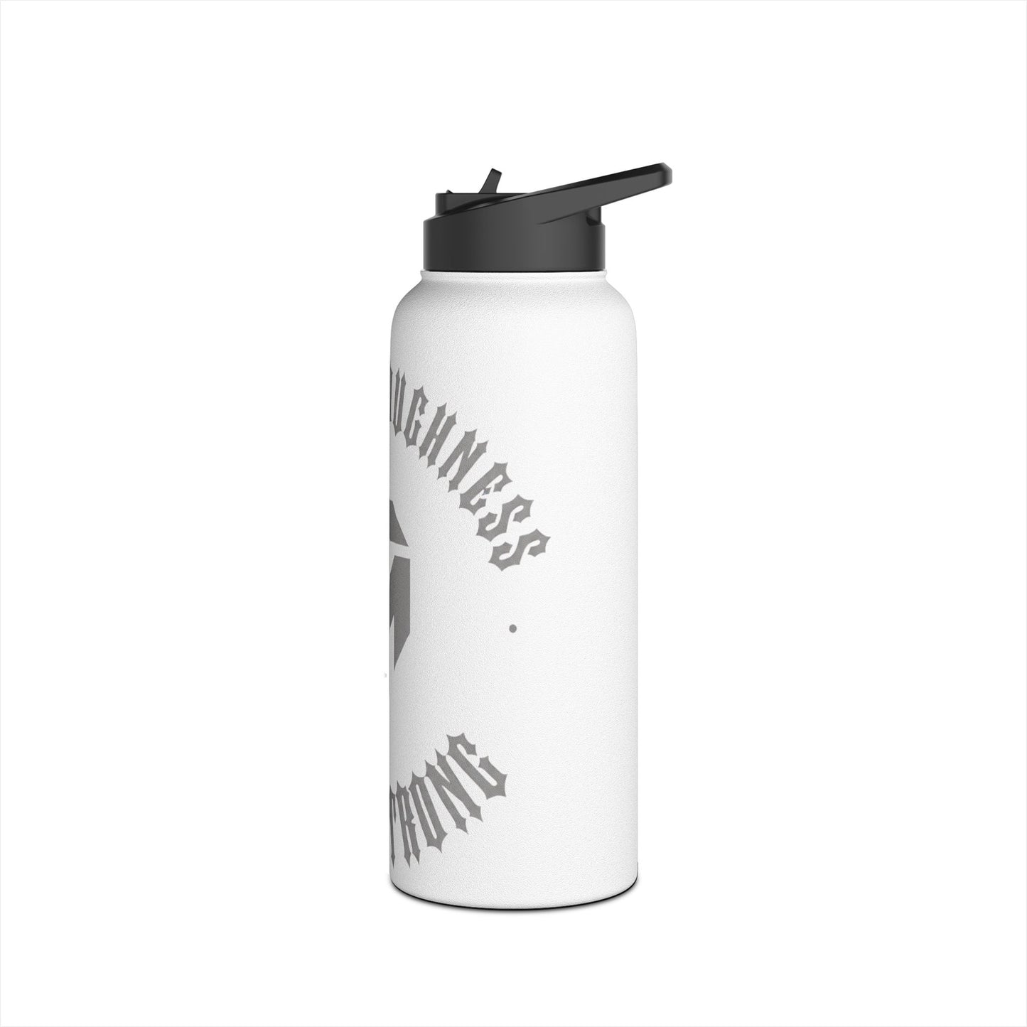 Motivational Metal Water Bottle — 'Mental Toughness, Stay Strong' Stainless Steel Bottle
