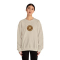 Crewneck Sweatshirt — Retro Brown 'Stay Strong' Circle Logo