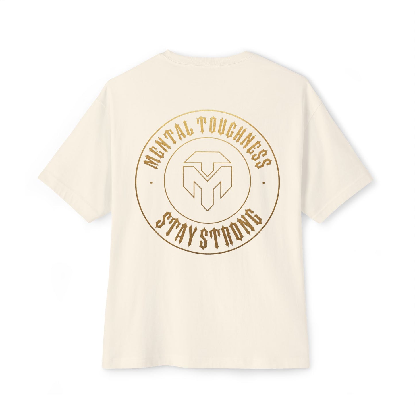 Mental Toughness Tee — “I Am Connected to the Source Therefore I Lack Nothing” Oversized Boxy T‑Shirt