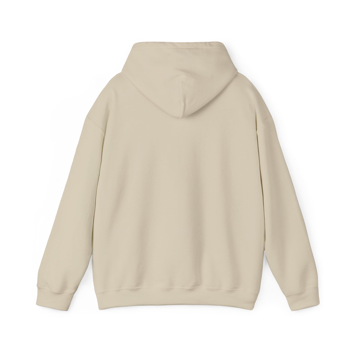 Minimal White Hoodie with Subtle Circular Logo — Soft Everyday Pullover