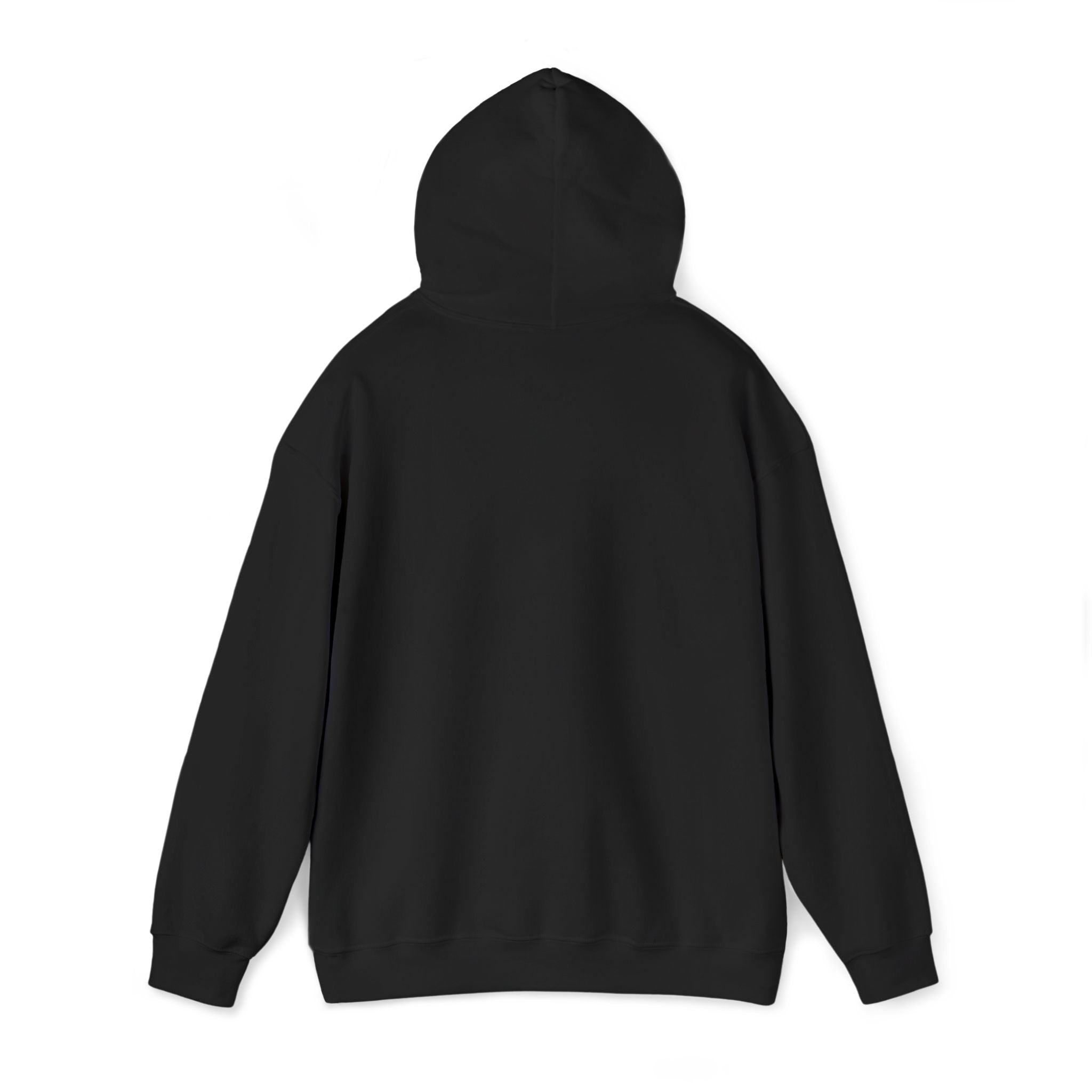 A3.) Minimalist Small Wolf Head Hoodie — Subtle Monochrome Animal Logo Sweatshirt