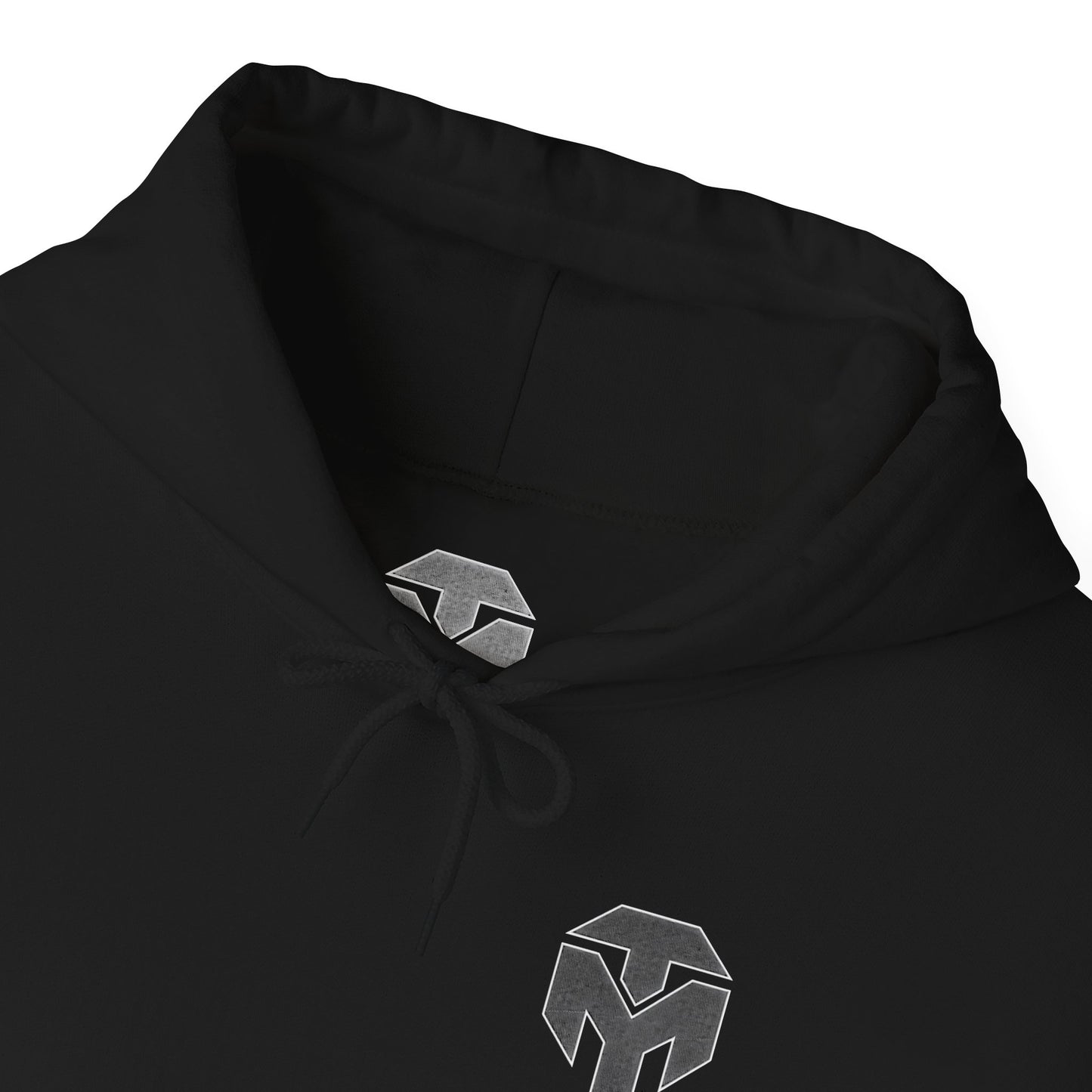 Spartan Helmet Logo Hoodie — Minimal Athletic Black Sweatshirt