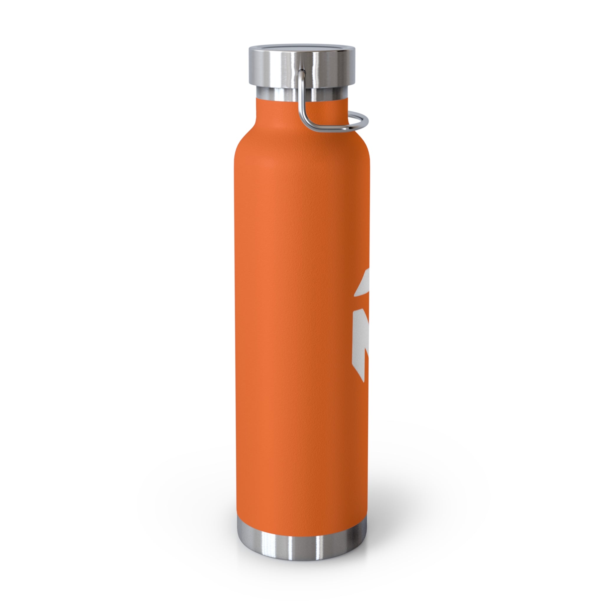 Insulated Copper Bottle 22oz – Red Vacuum Water Bottle with Minimal Logo