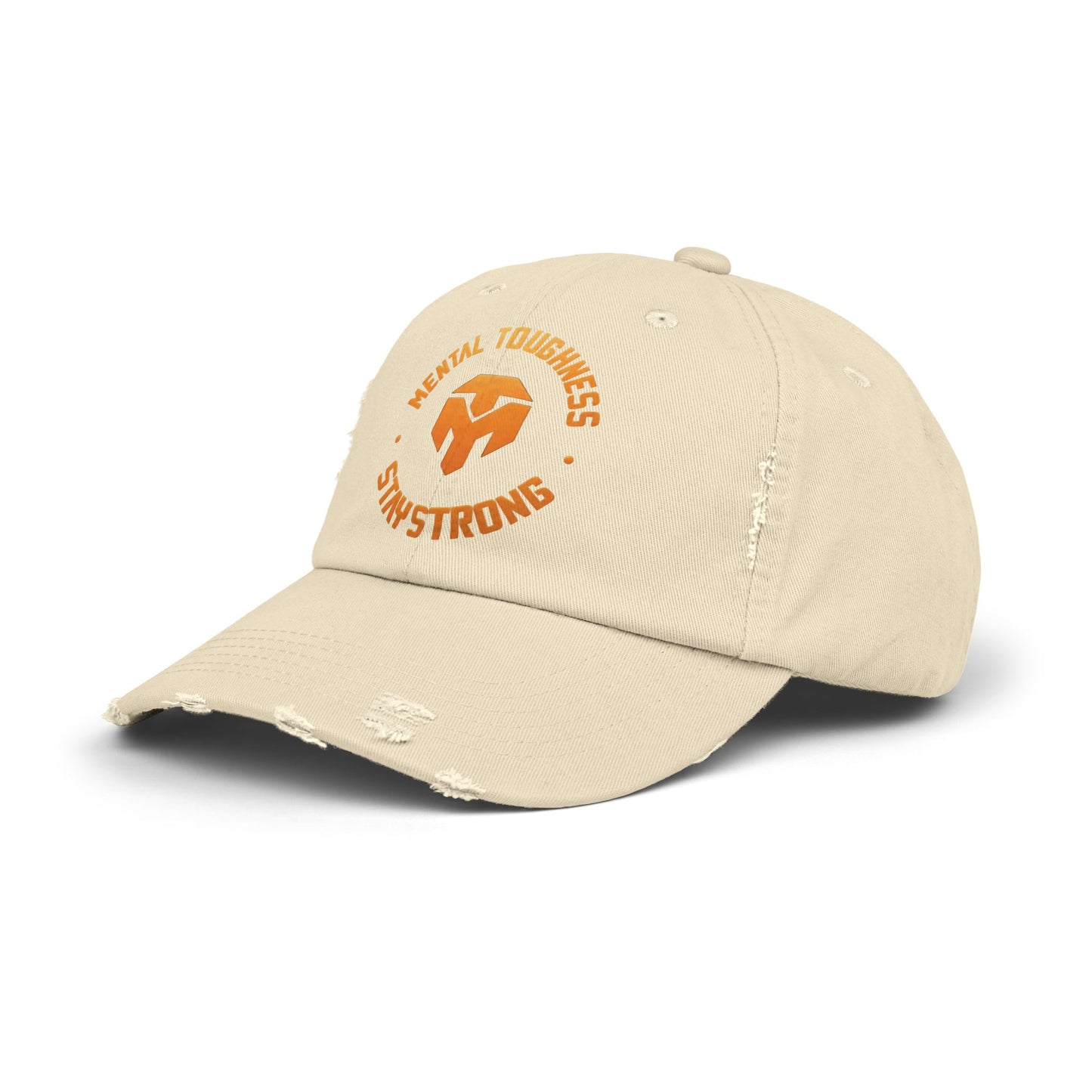 Toughness Baseball Cap — "Never Toughness Stay Strong" Distressed Hat