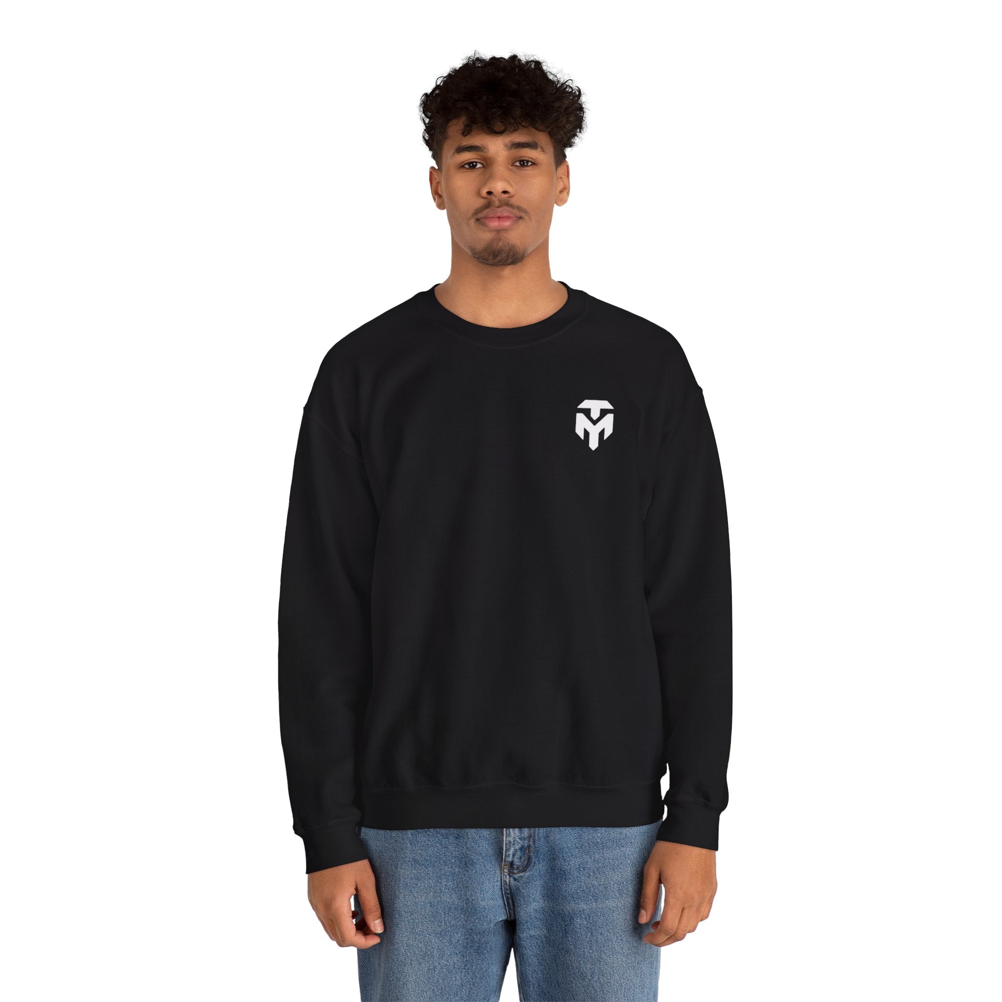 Crewneck Sweatshirt — Classic Black Heavy Blend Crewneck