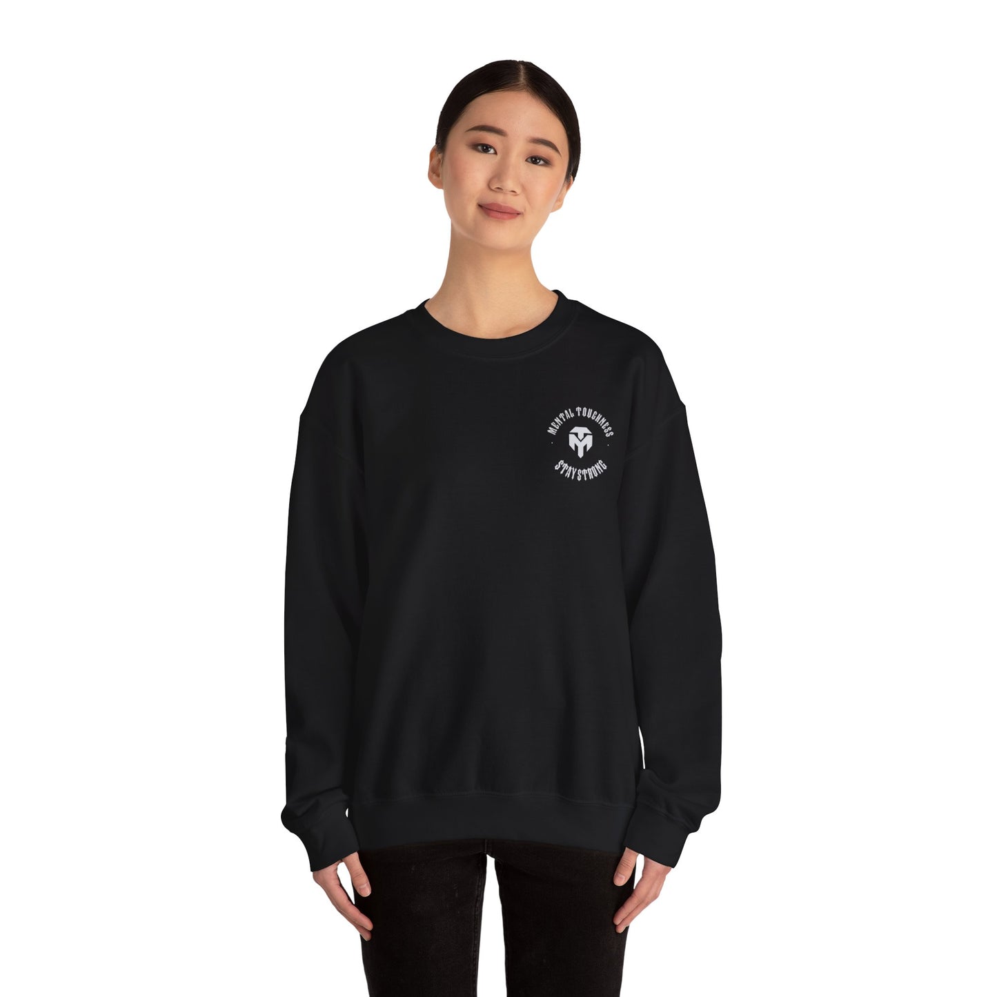 Crewneck Sweatshirt — Minimal Black Classic Crewneck