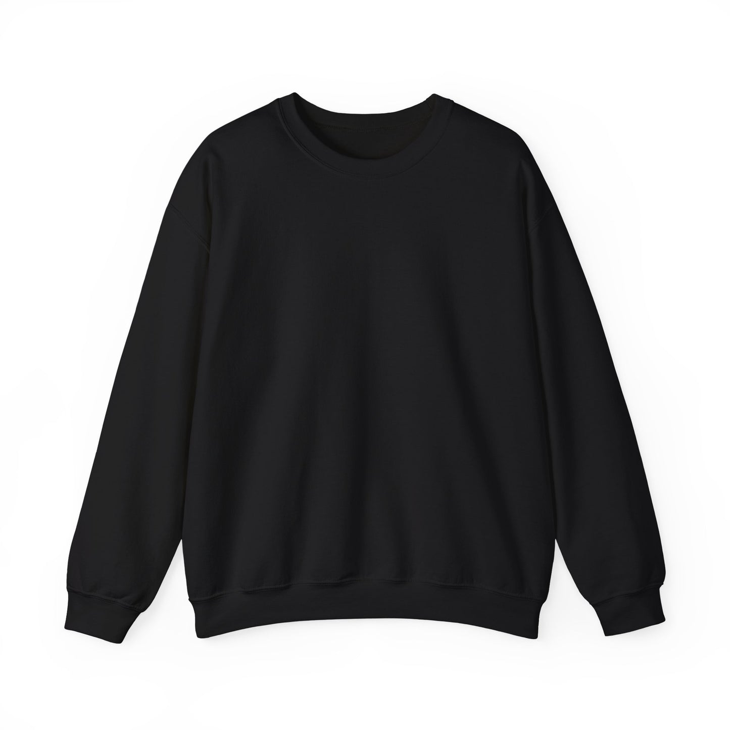 Crewneck Sweatshirt — Minimal Black Classic Crewneck