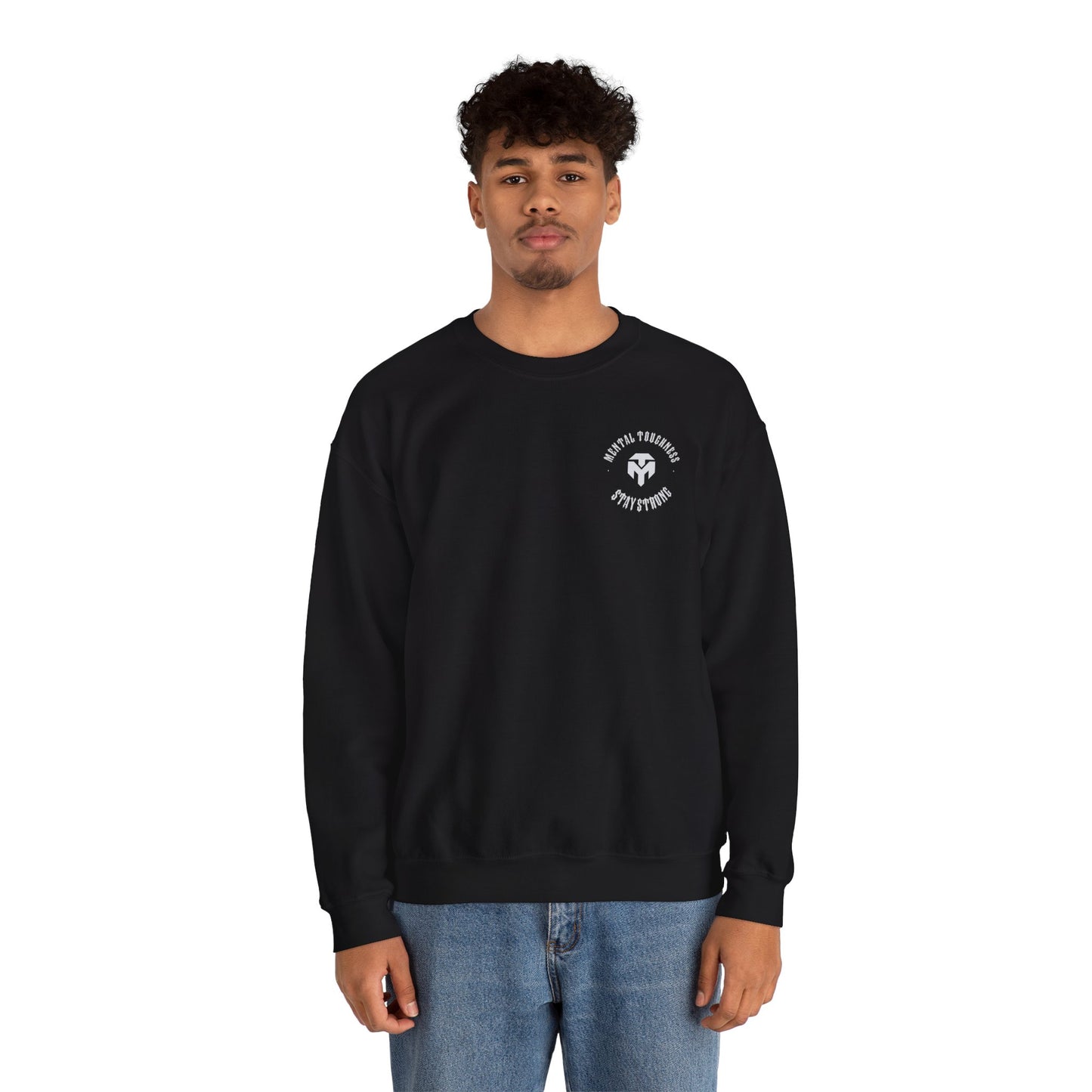 Crewneck Sweatshirt — Minimal Black Classic Crewneck
