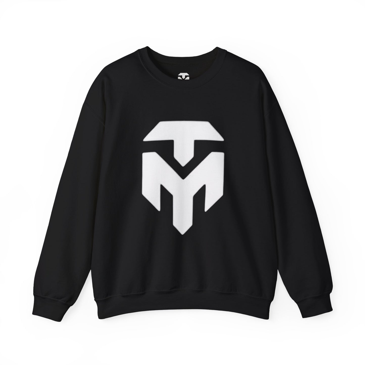 Modern Monogram Crewneck Sweatshirt – Bold White TM Logo