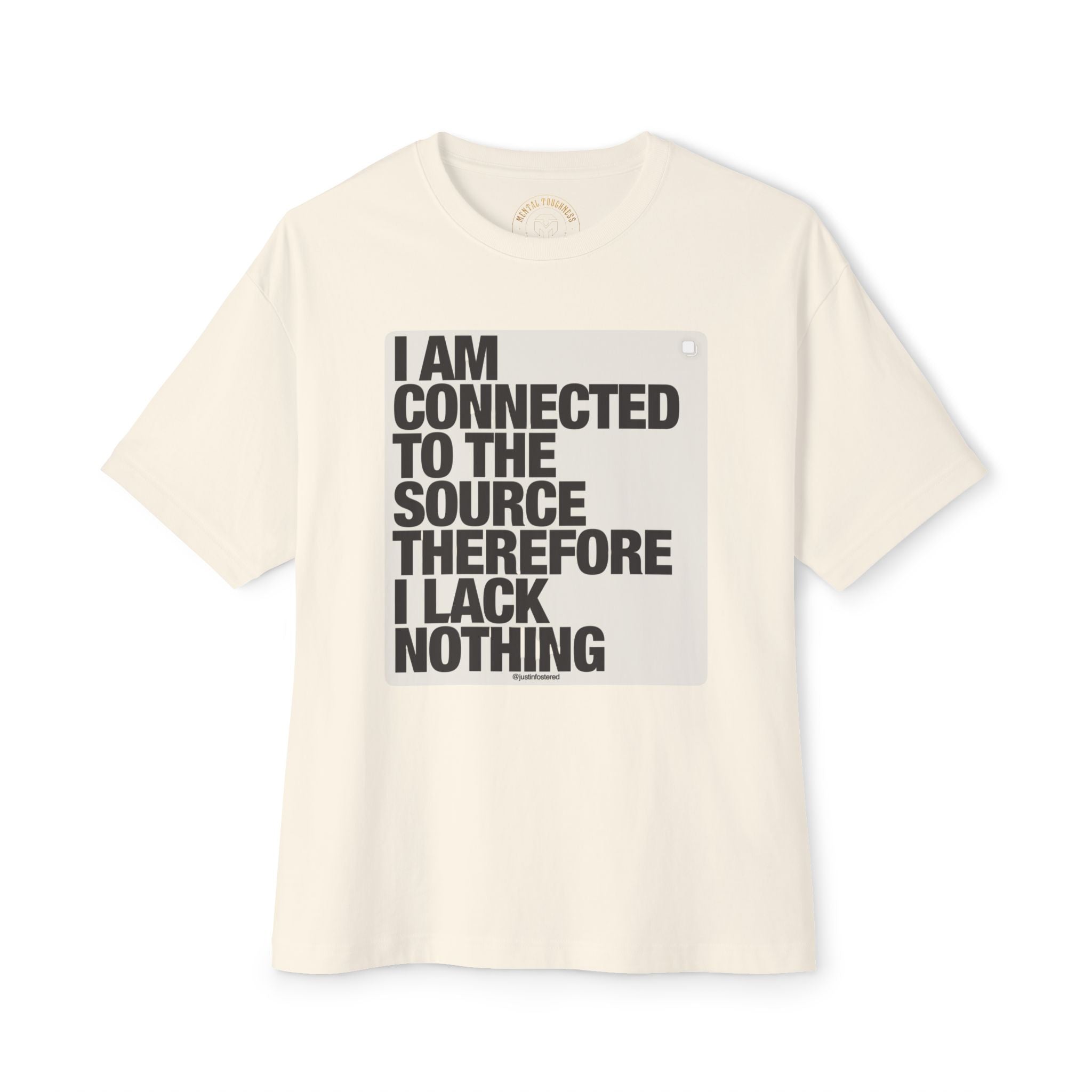 MT Stay Strong Oversized Tee - Golden