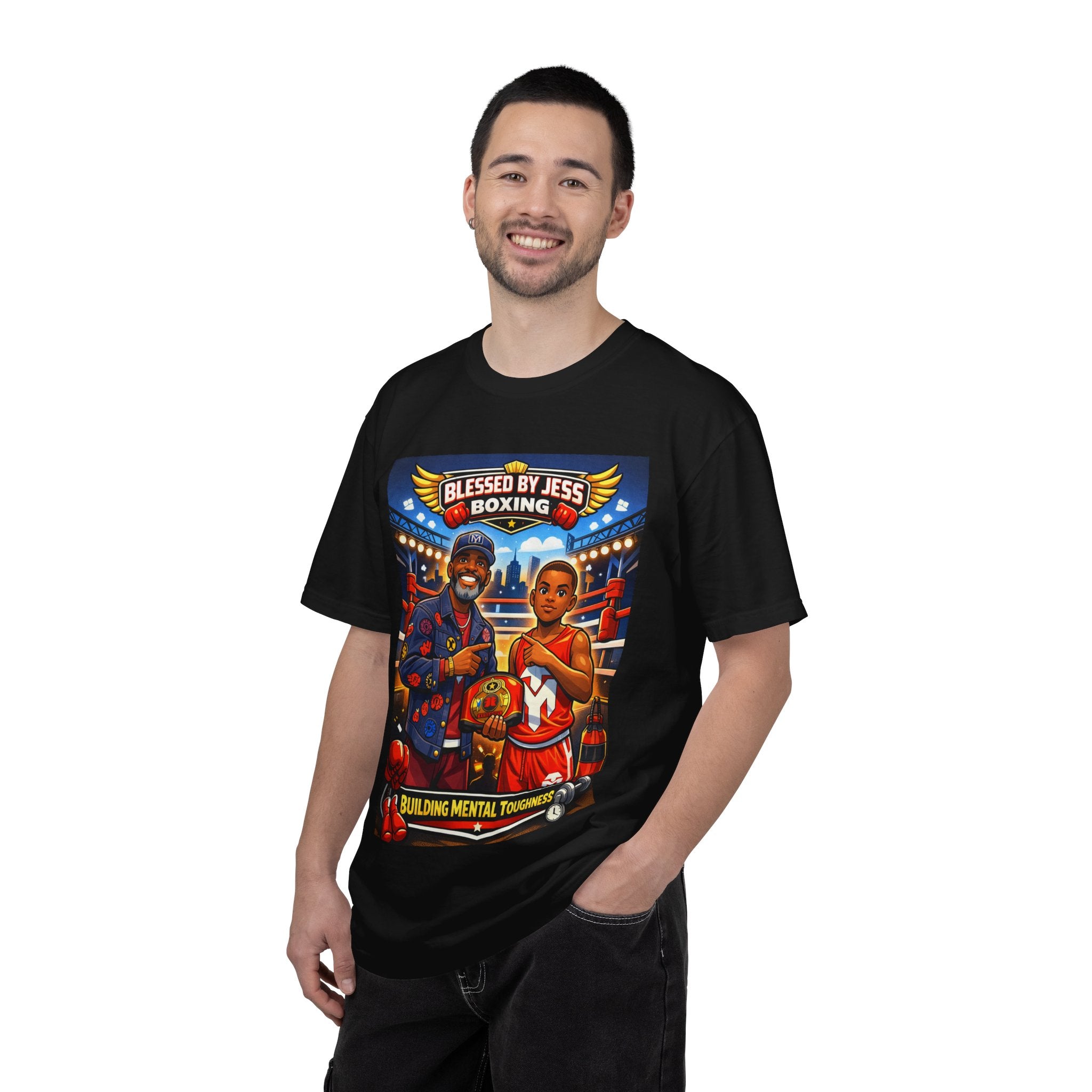 Blessed by Jess Boxing T-Shirt — Building Mental Toughness Graphic Tee