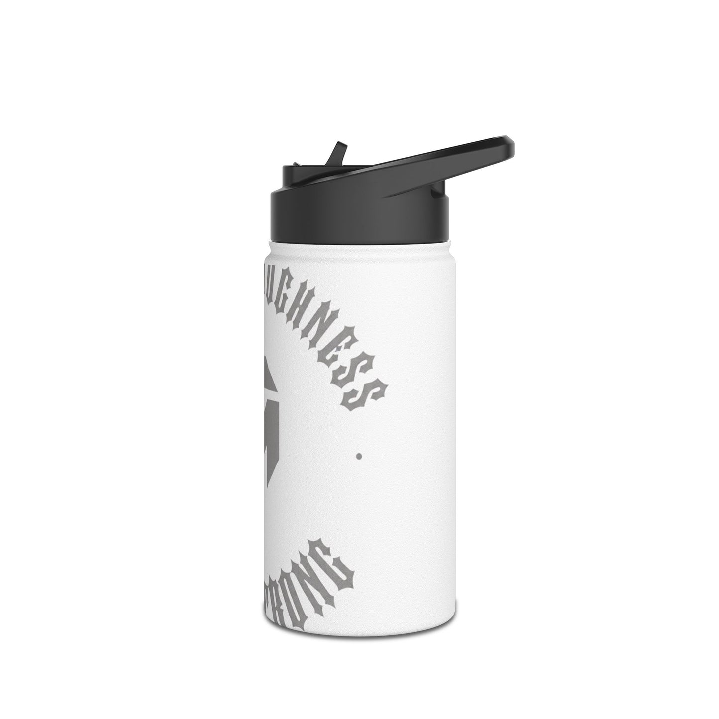 Motivational Metal Water Bottle — 'Mental Toughness, Stay Strong' Stainless Steel Bottle