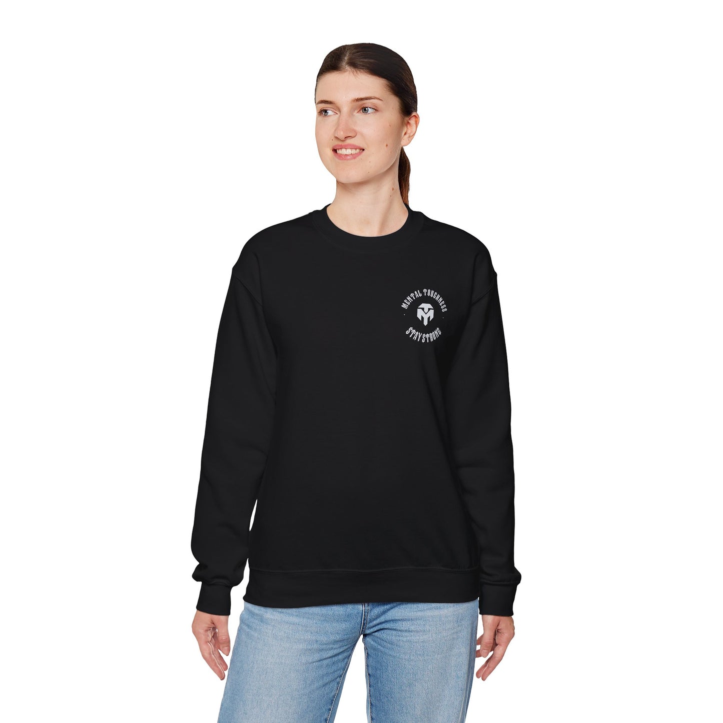 Crewneck Sweatshirt — Minimal Black Classic Crewneck